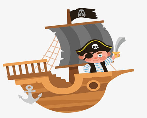 pirate单词图片