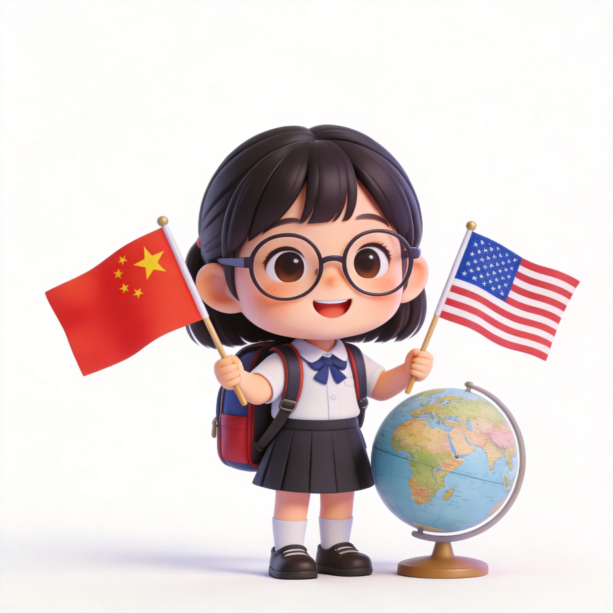 exchange student单词图片