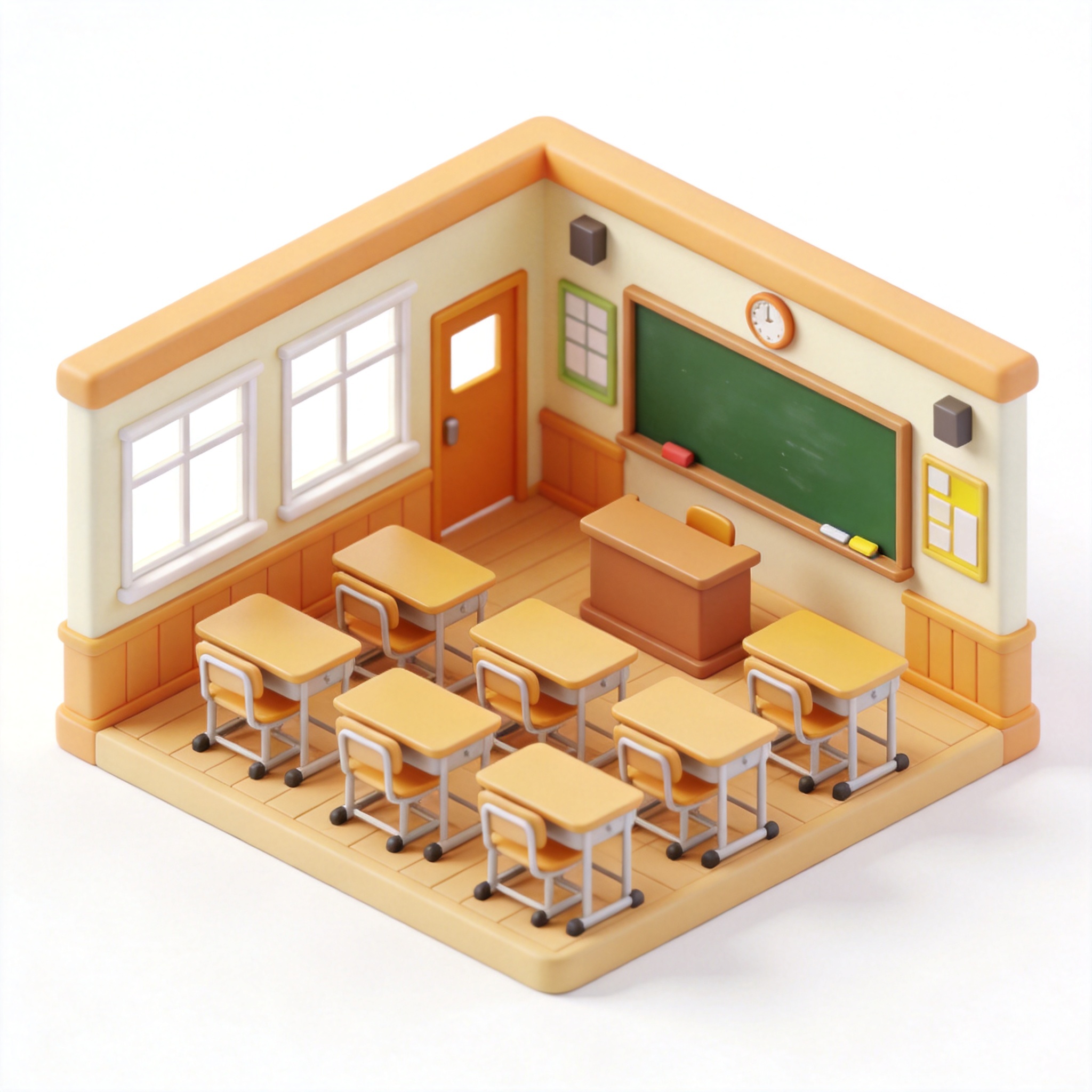 classroom单词图片