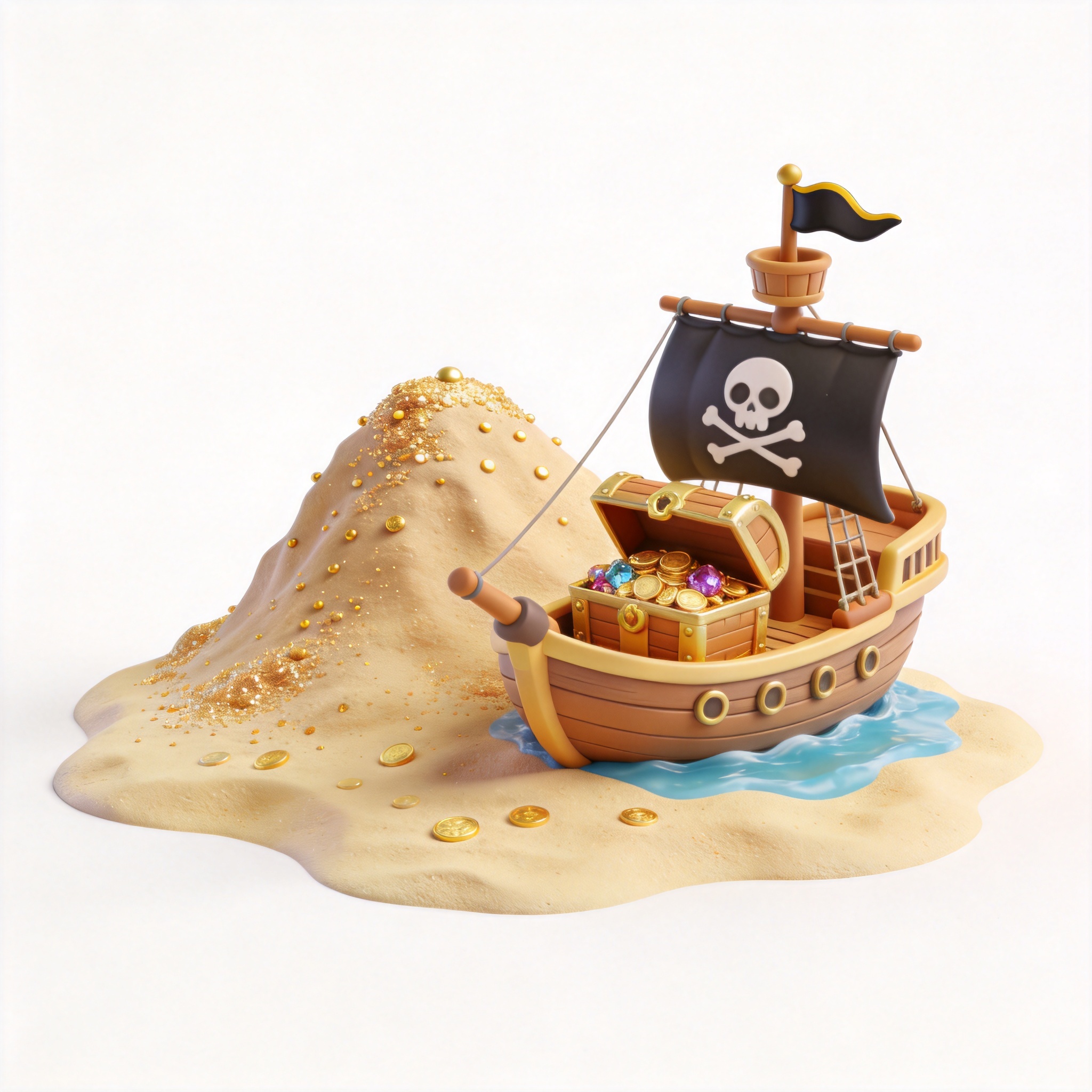 <i>Treasure Island</i>单词图片