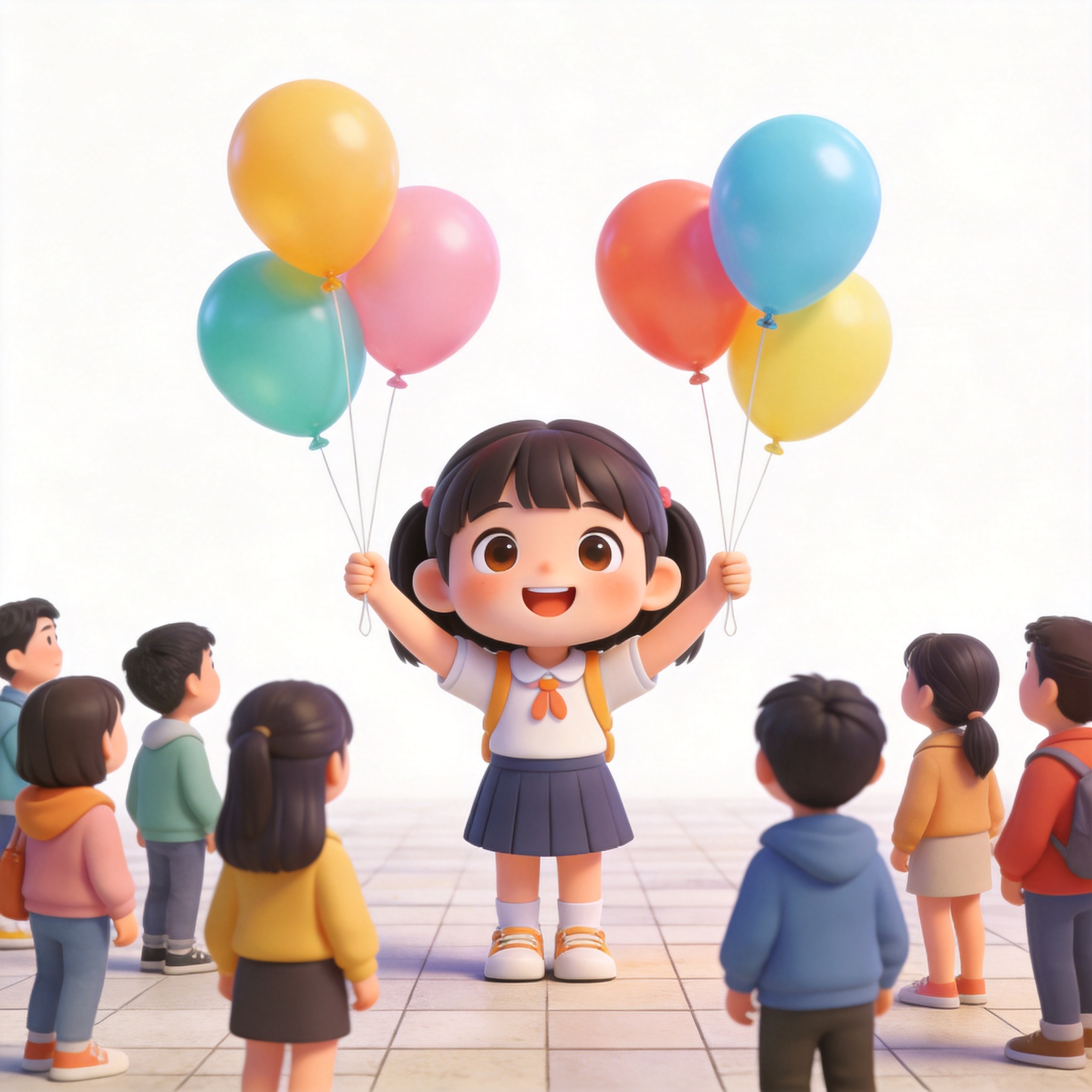 in public单词图片