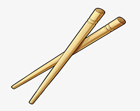 a pair of chopsticks单词图片