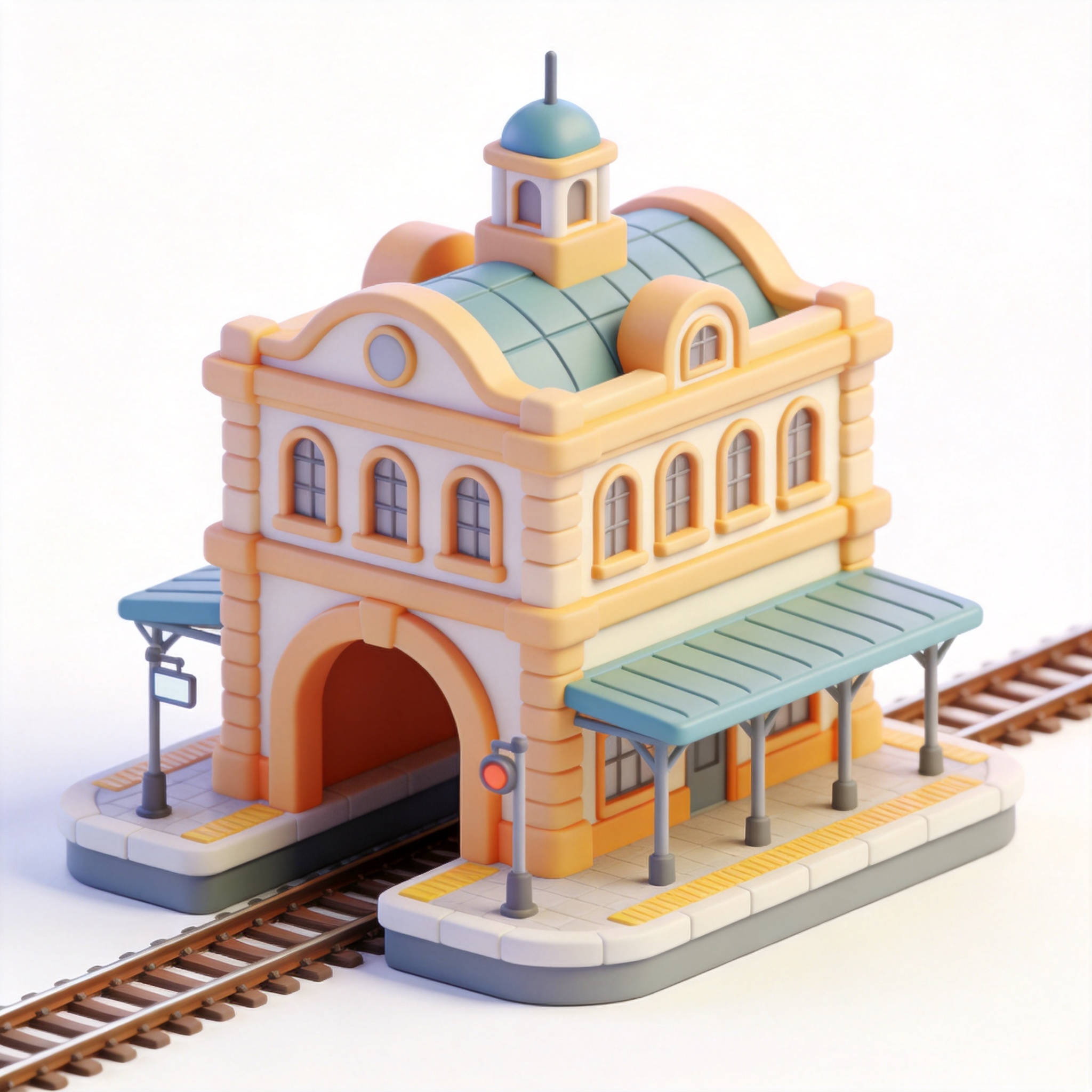 train station单词图片