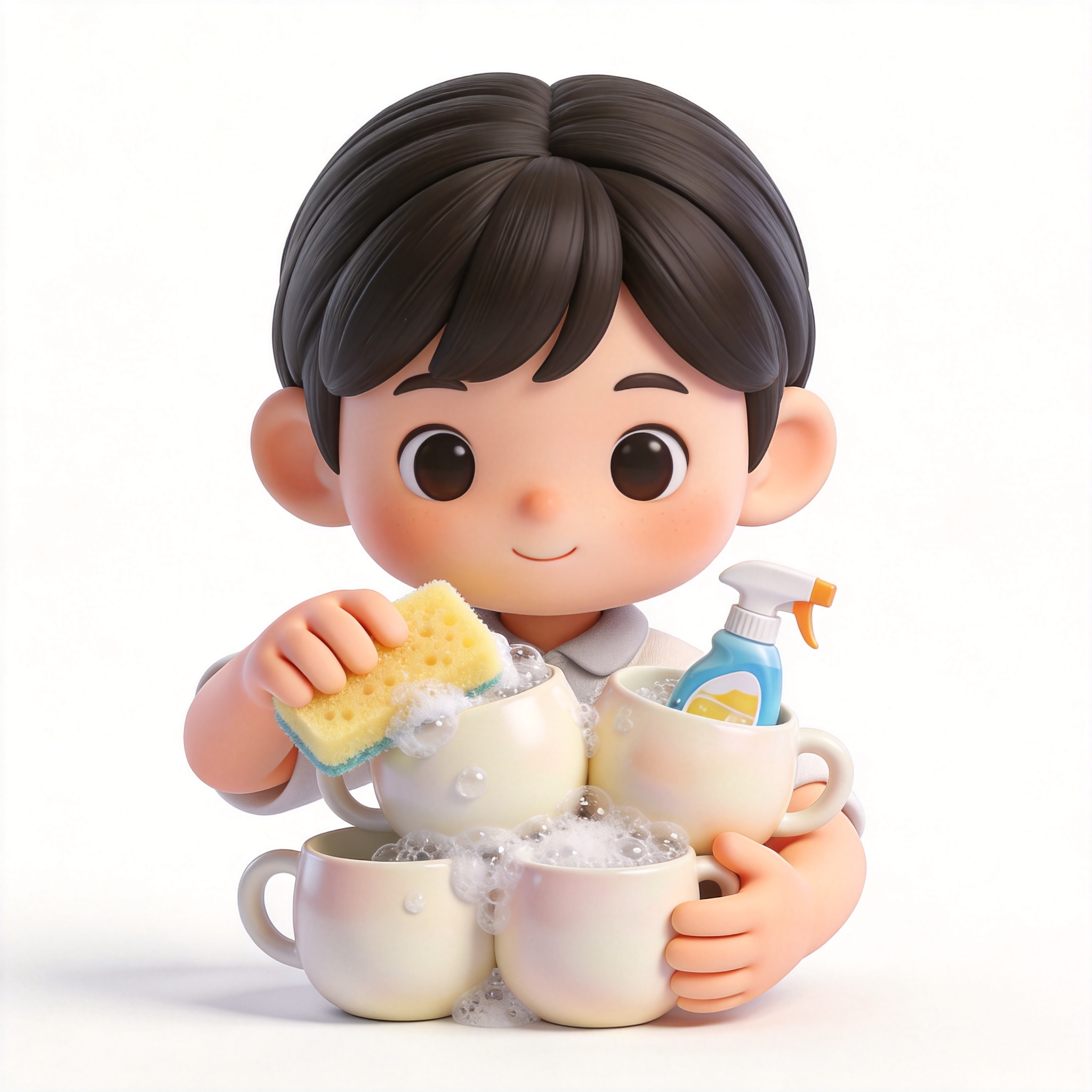 wash the cups单词图片