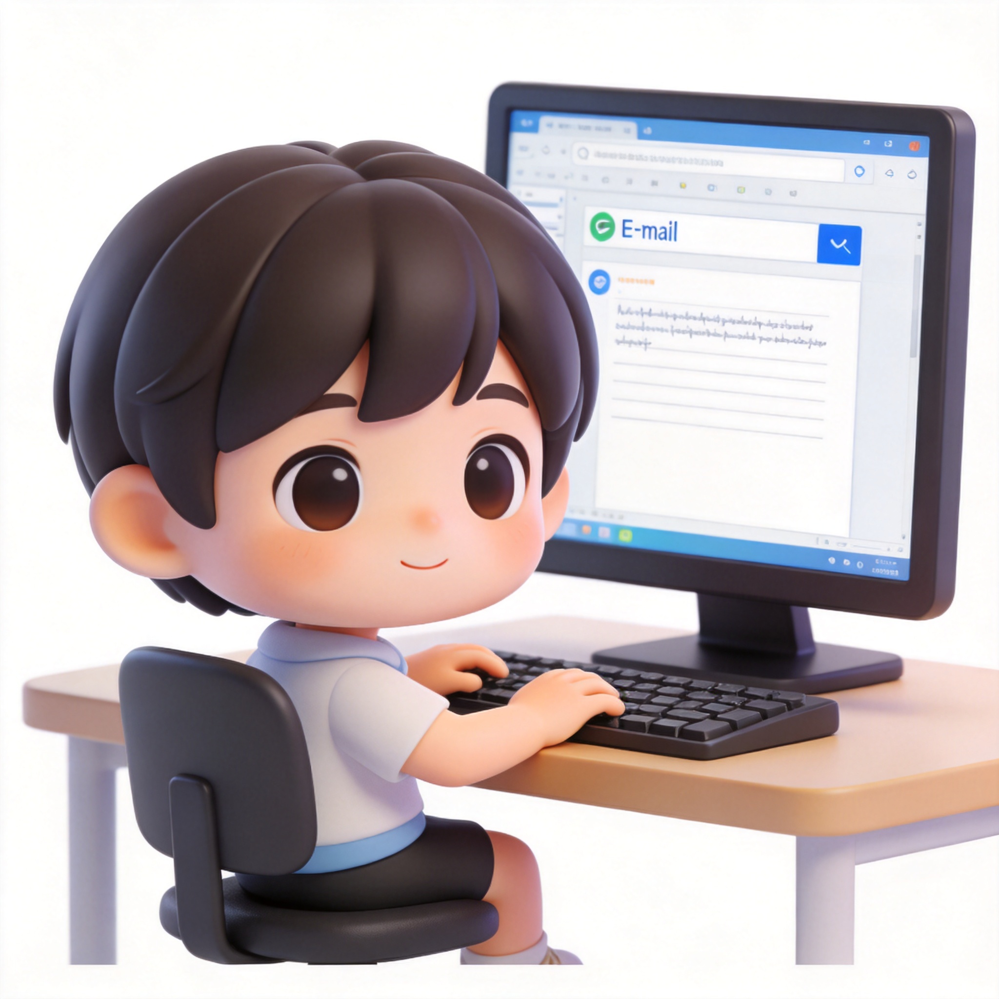 writing an email单词图片
