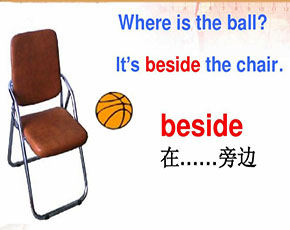 beside单词图片