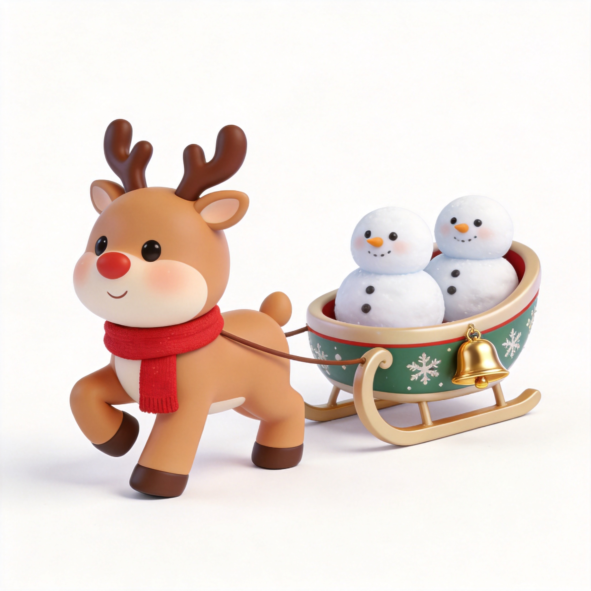 pull the sleigh单词图片