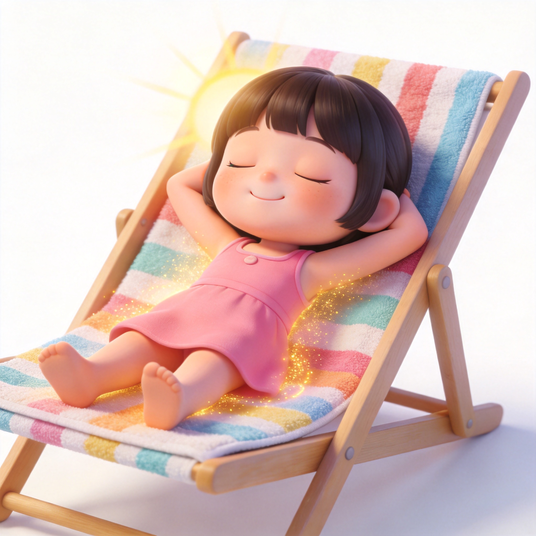 enjoy sunbathing单词图片