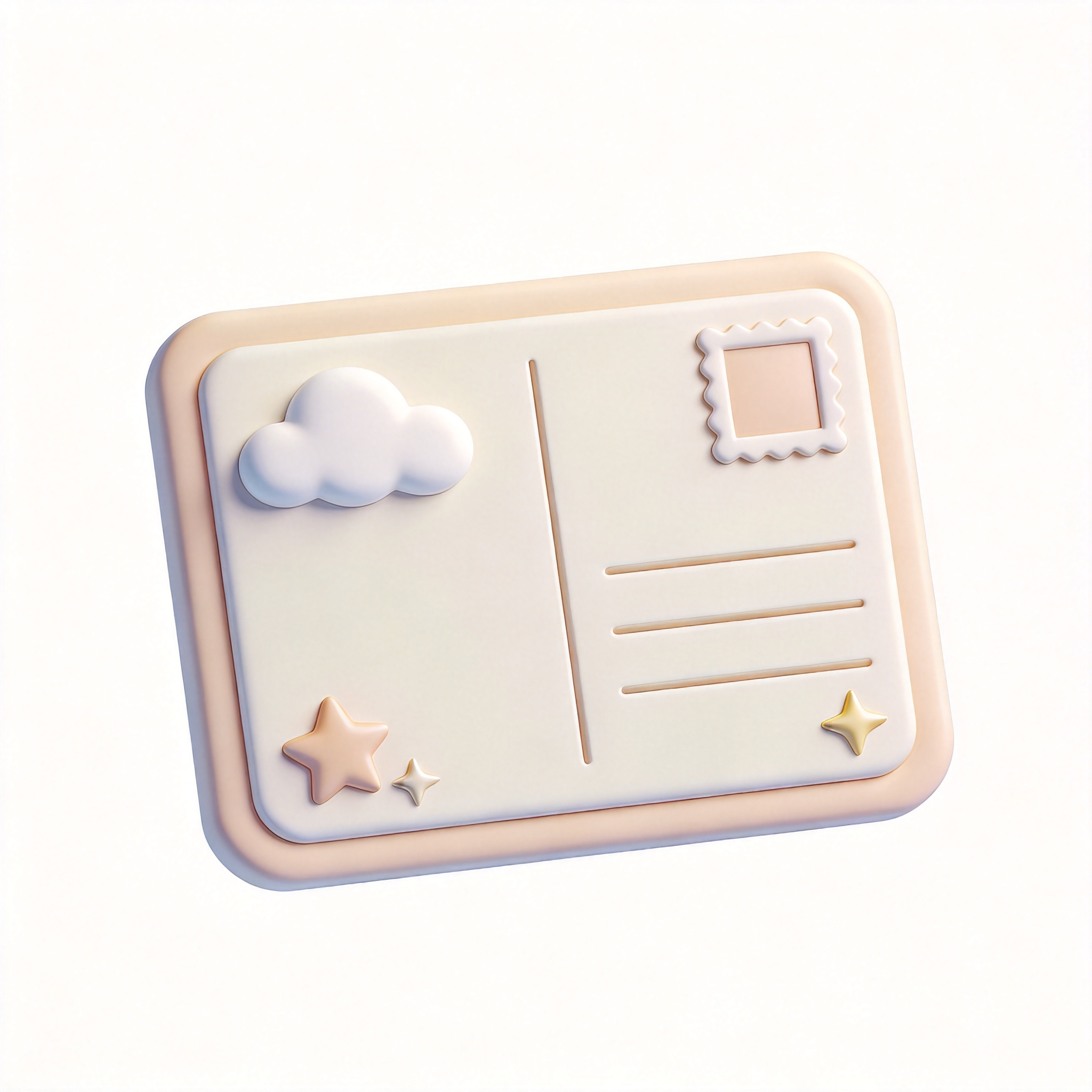 postcard单词图片