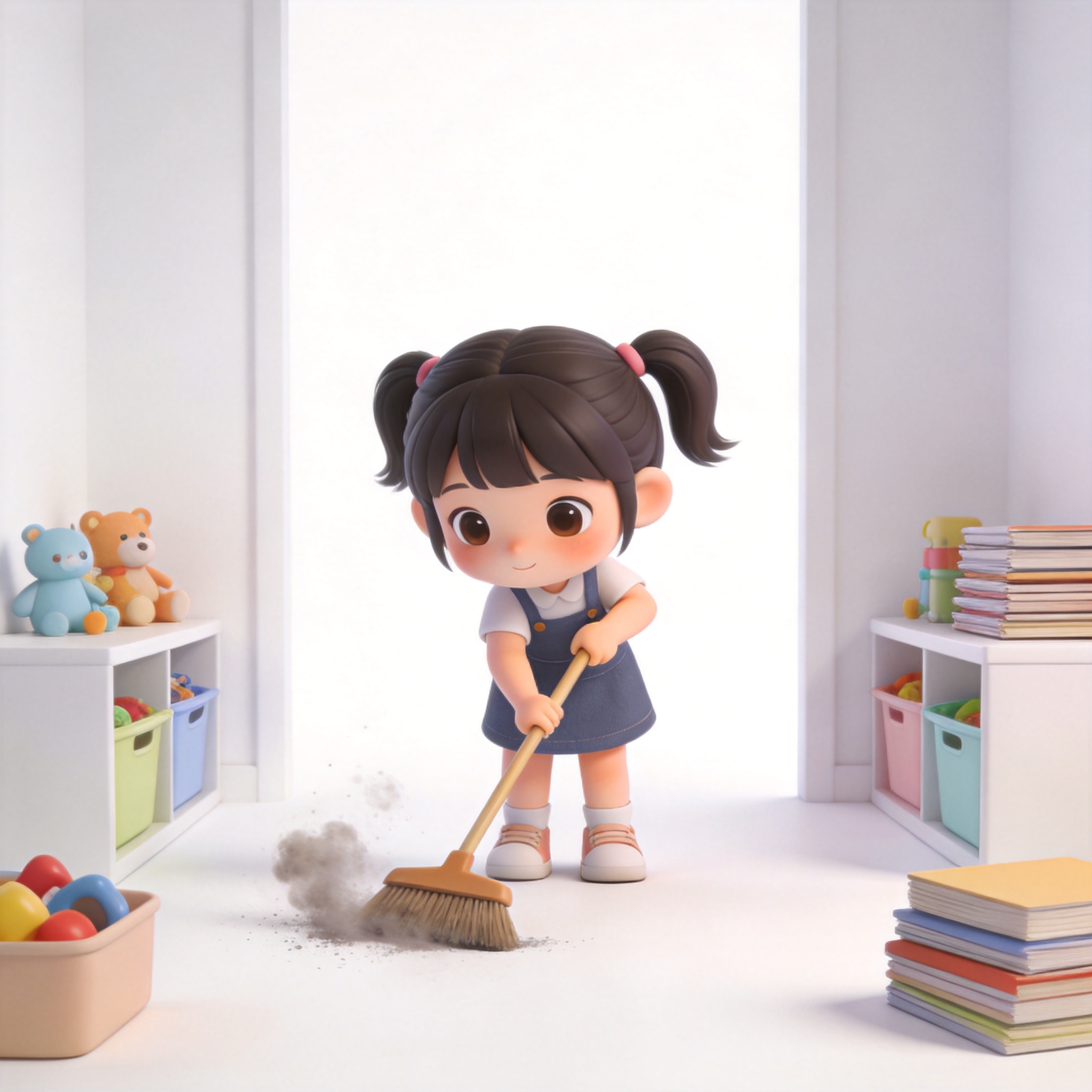 cleaned the room单词图片