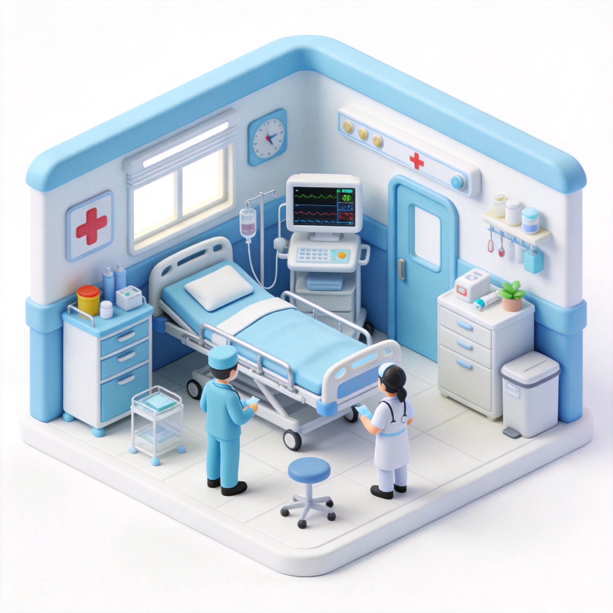 emergency room单词图片