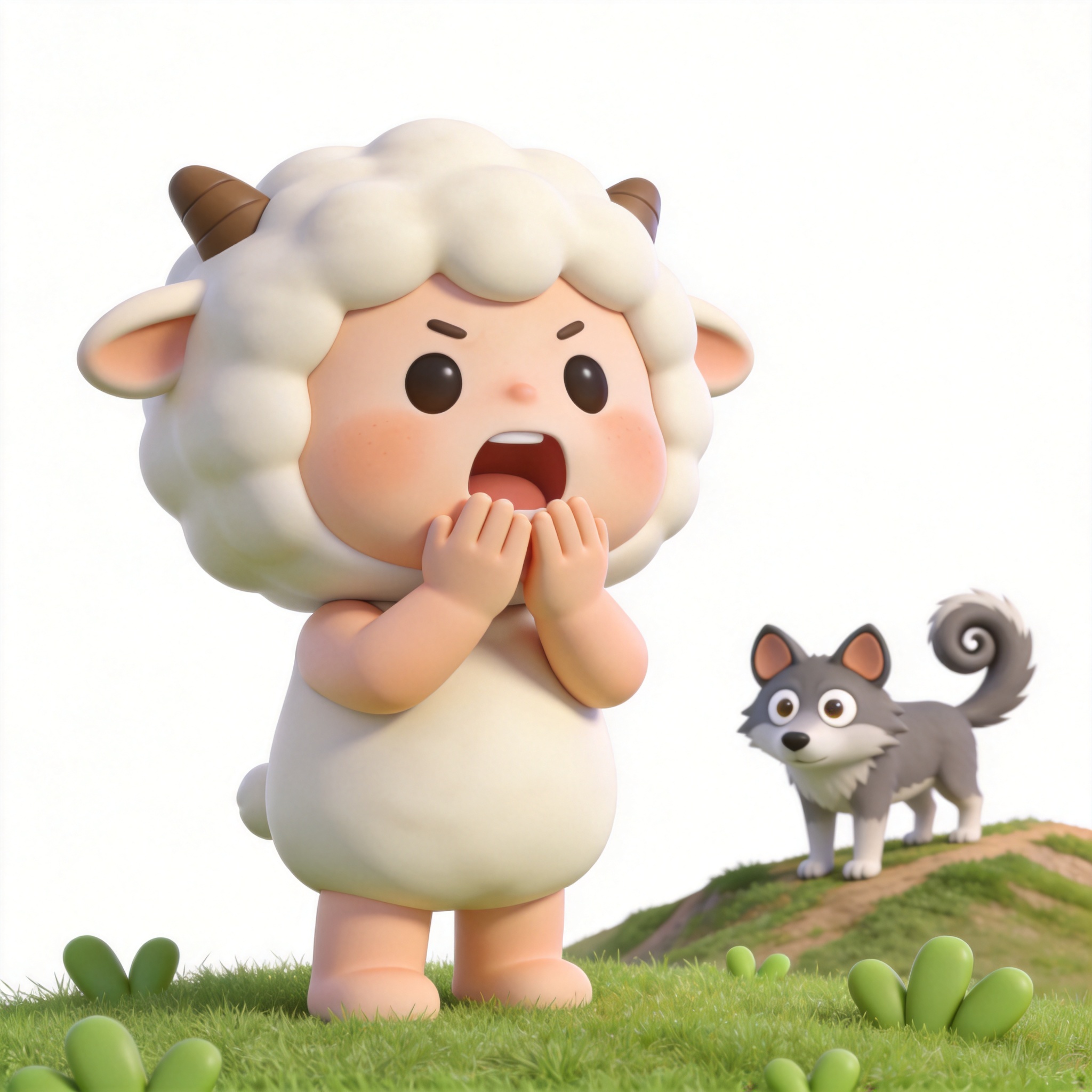 cry wolf单词图片