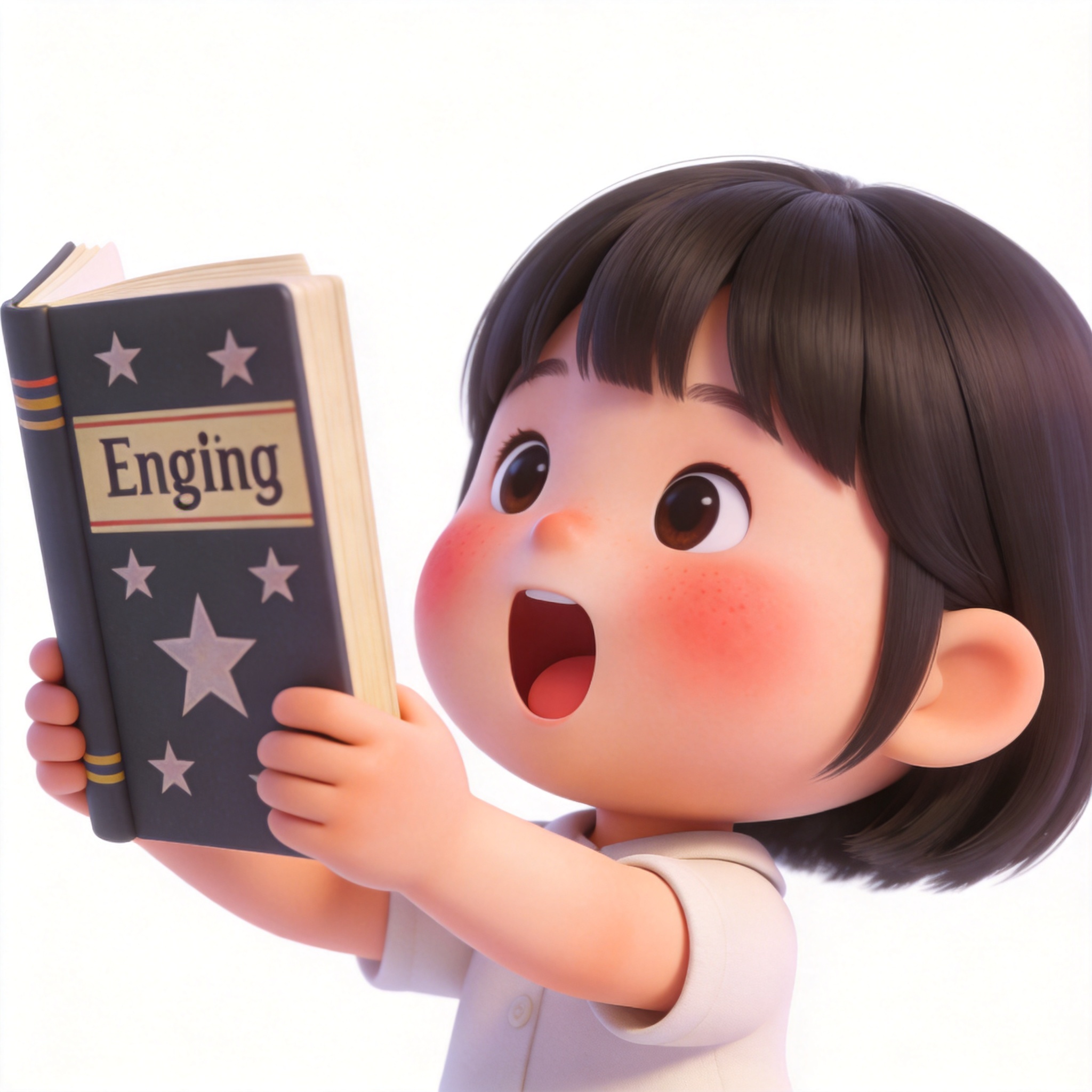 speak English very well单词图片