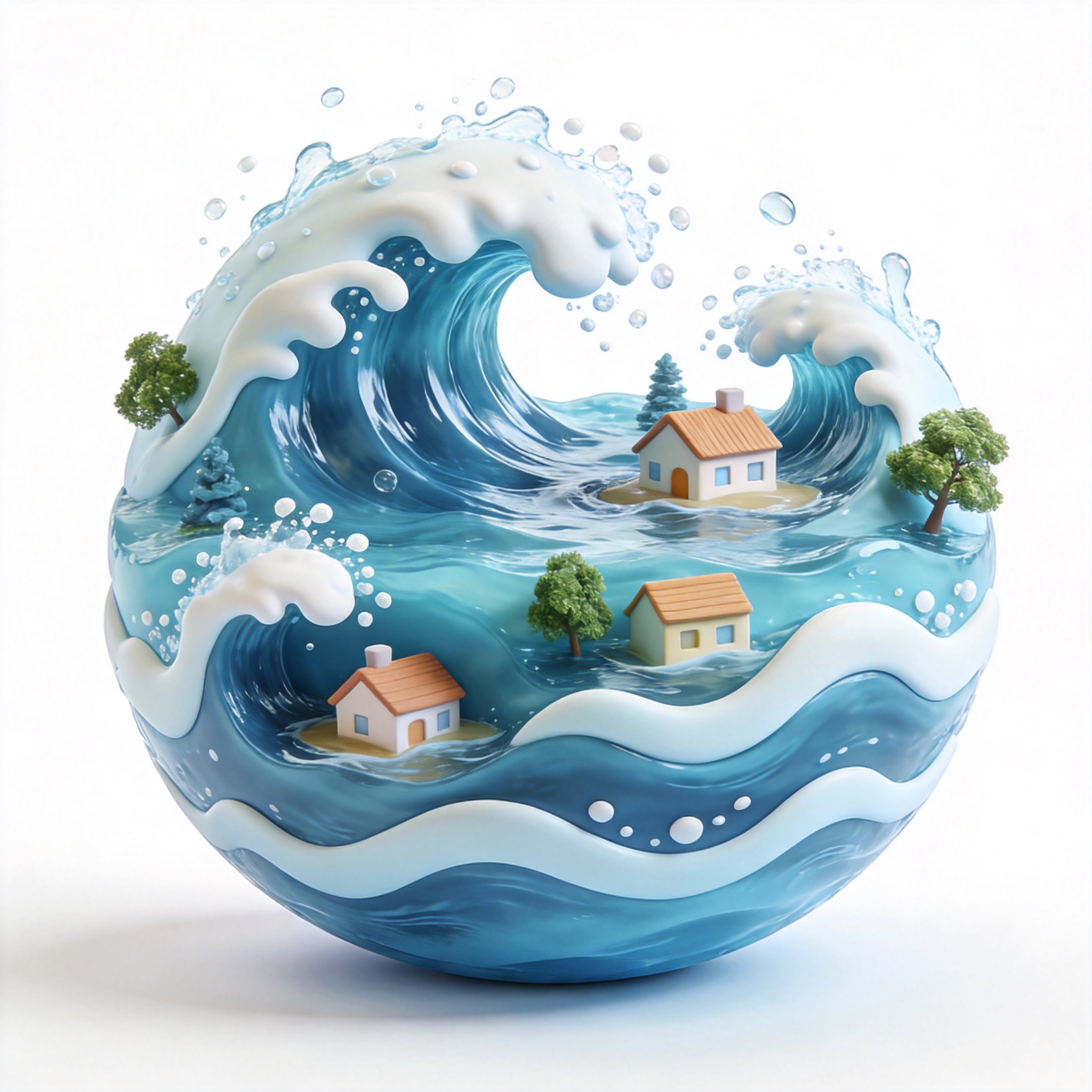 flood单词图片