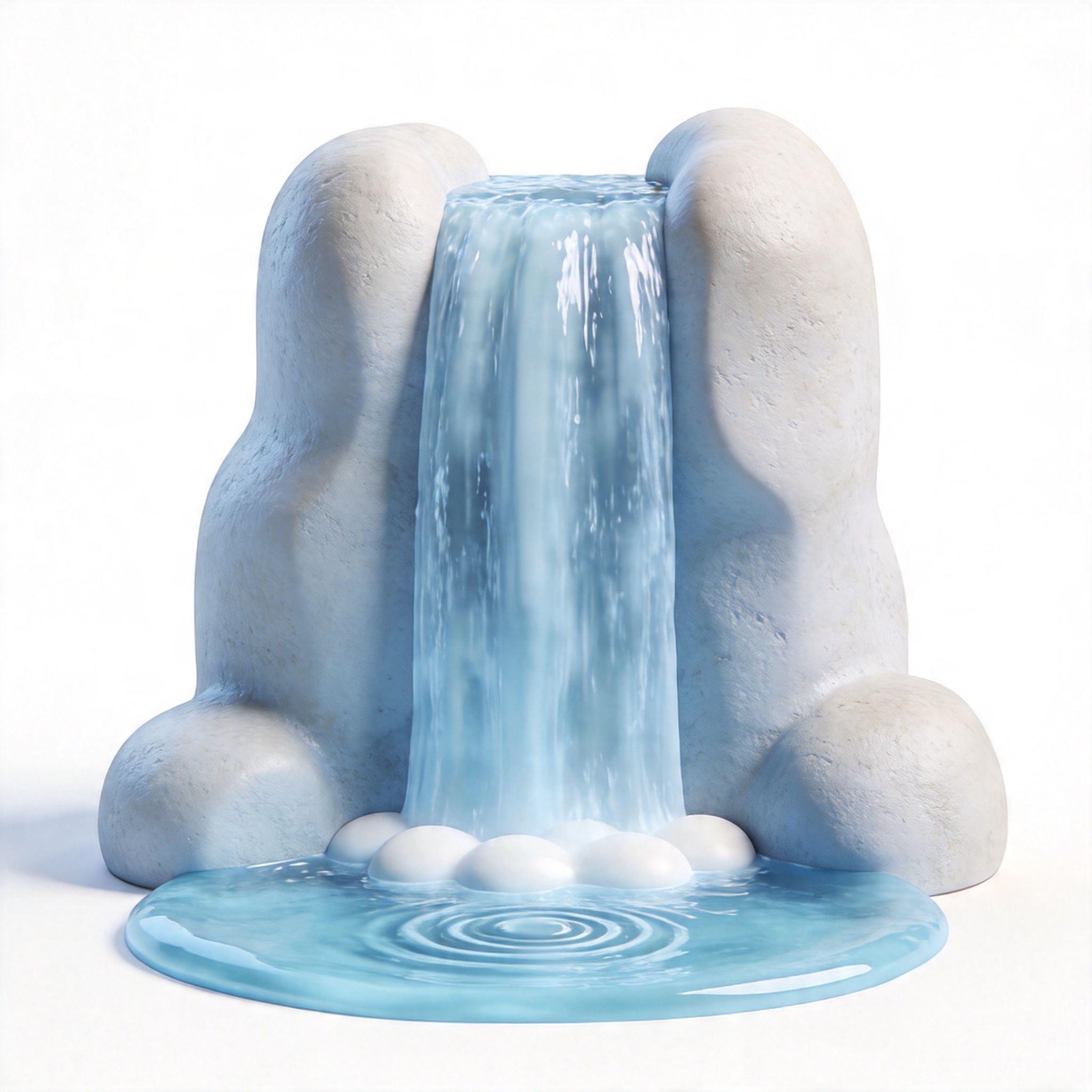 waterfall单词图片