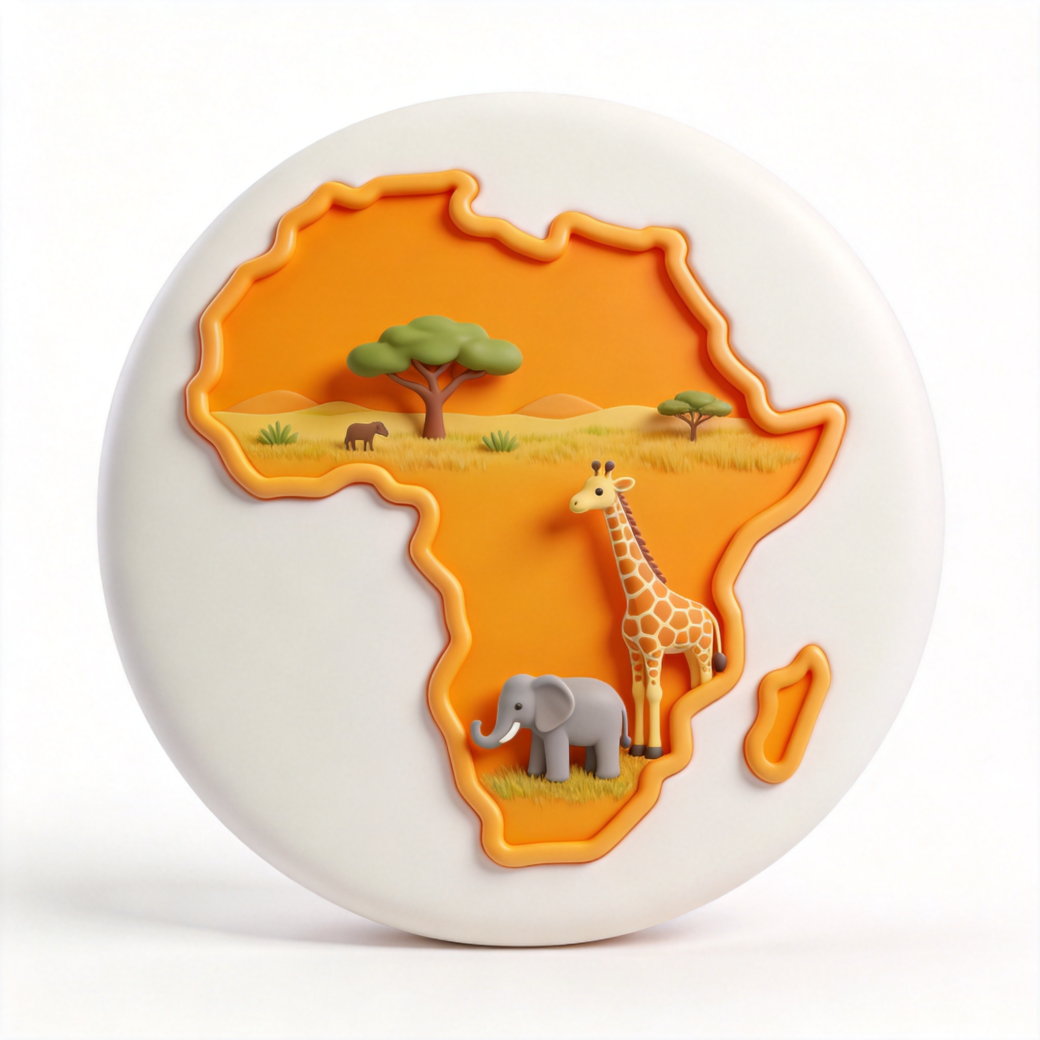 Africa单词图片