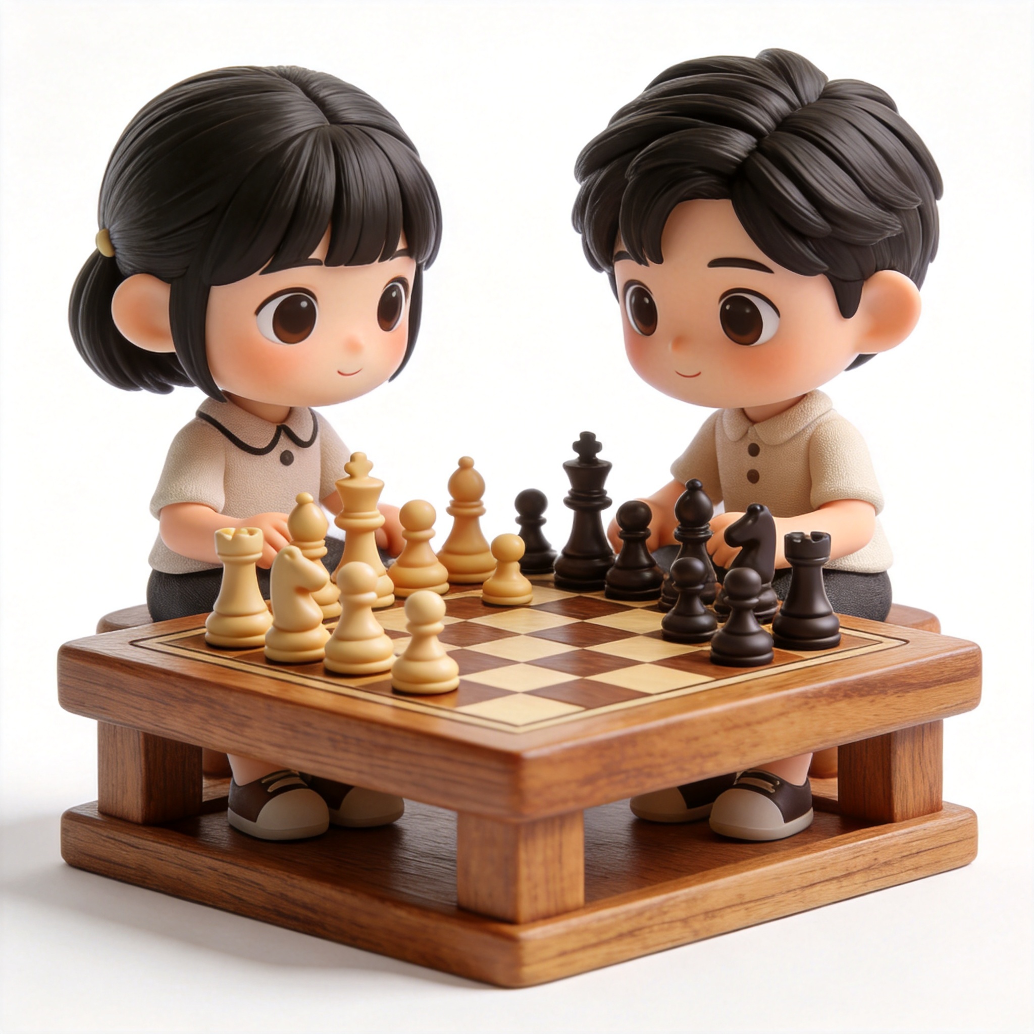 playing chess单词图片