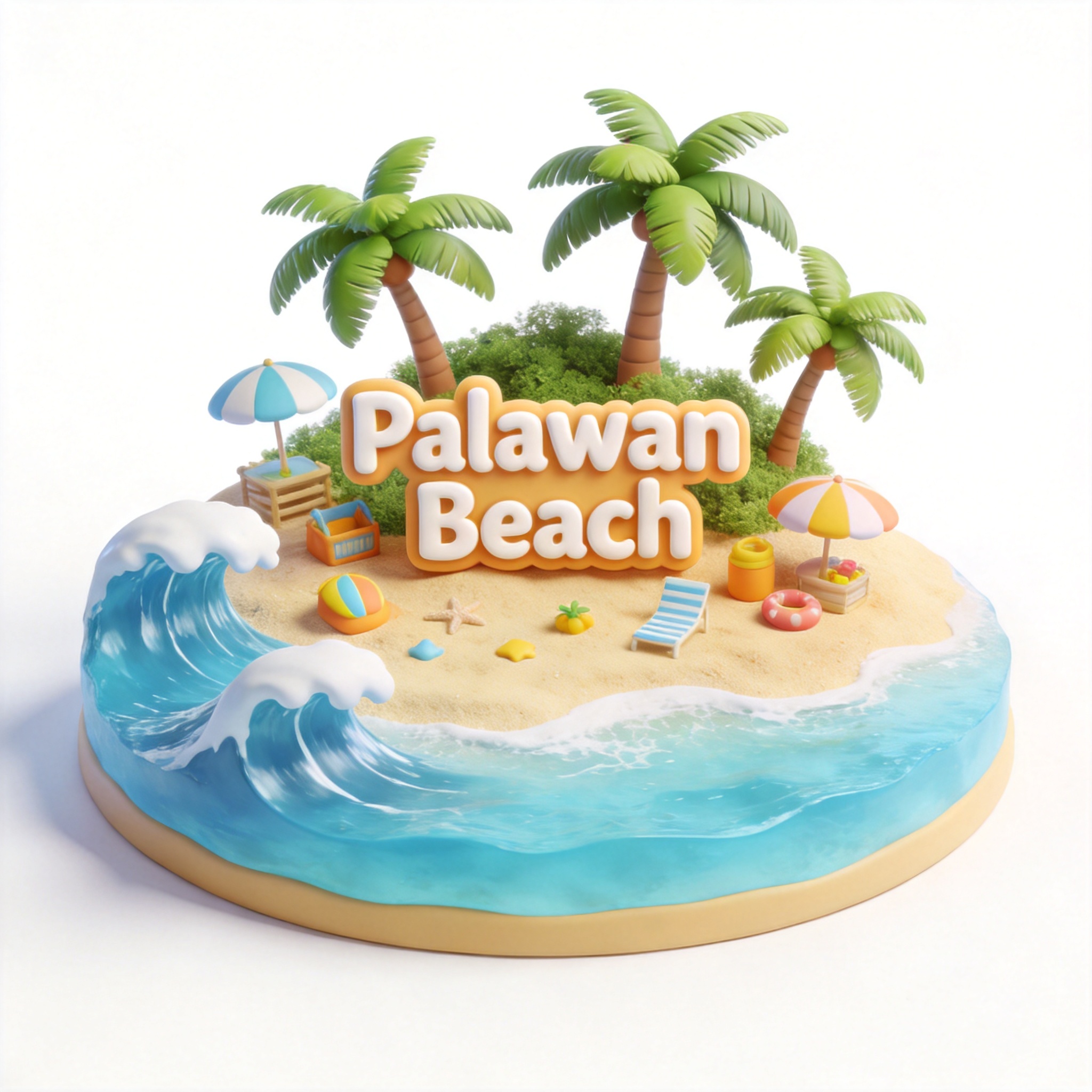 Palawan Beach单词图片