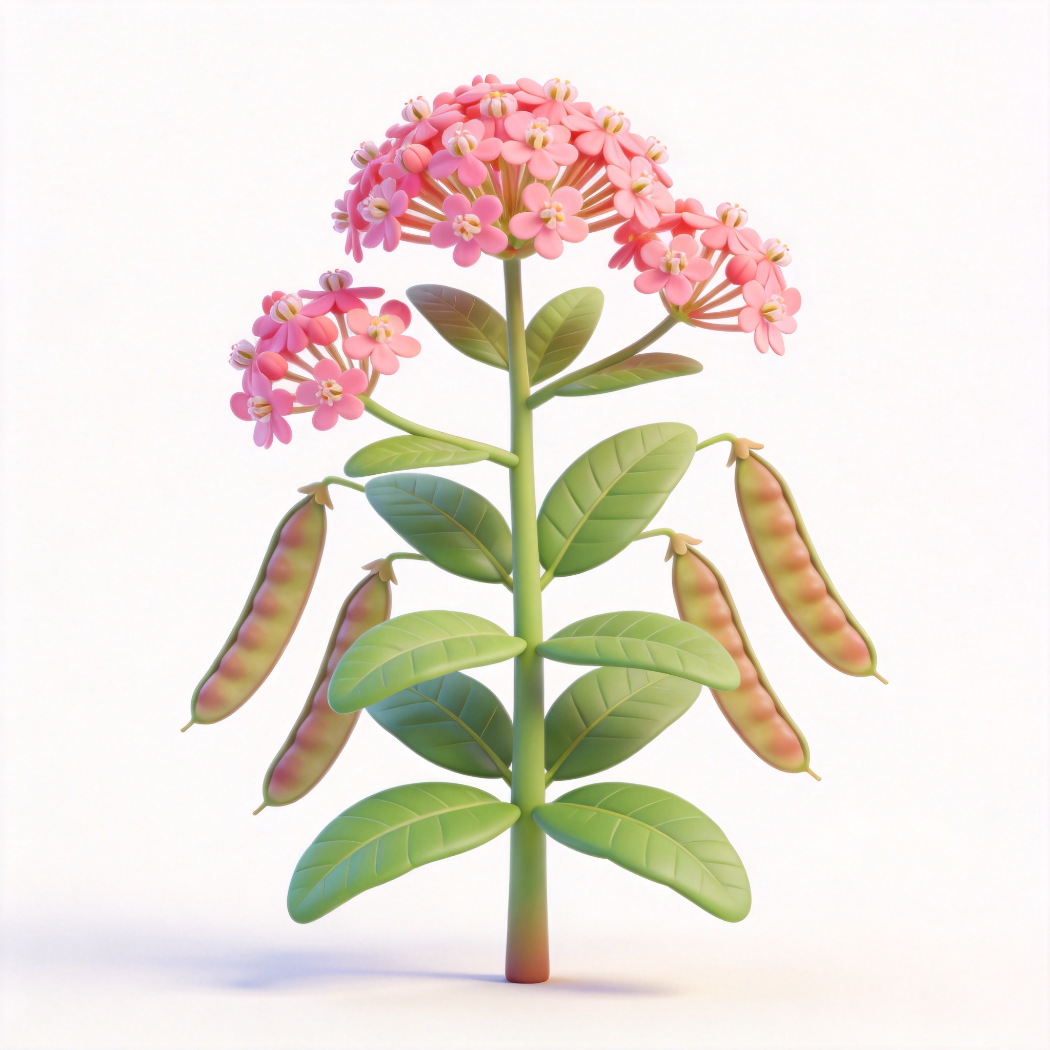 milkweed单词图片