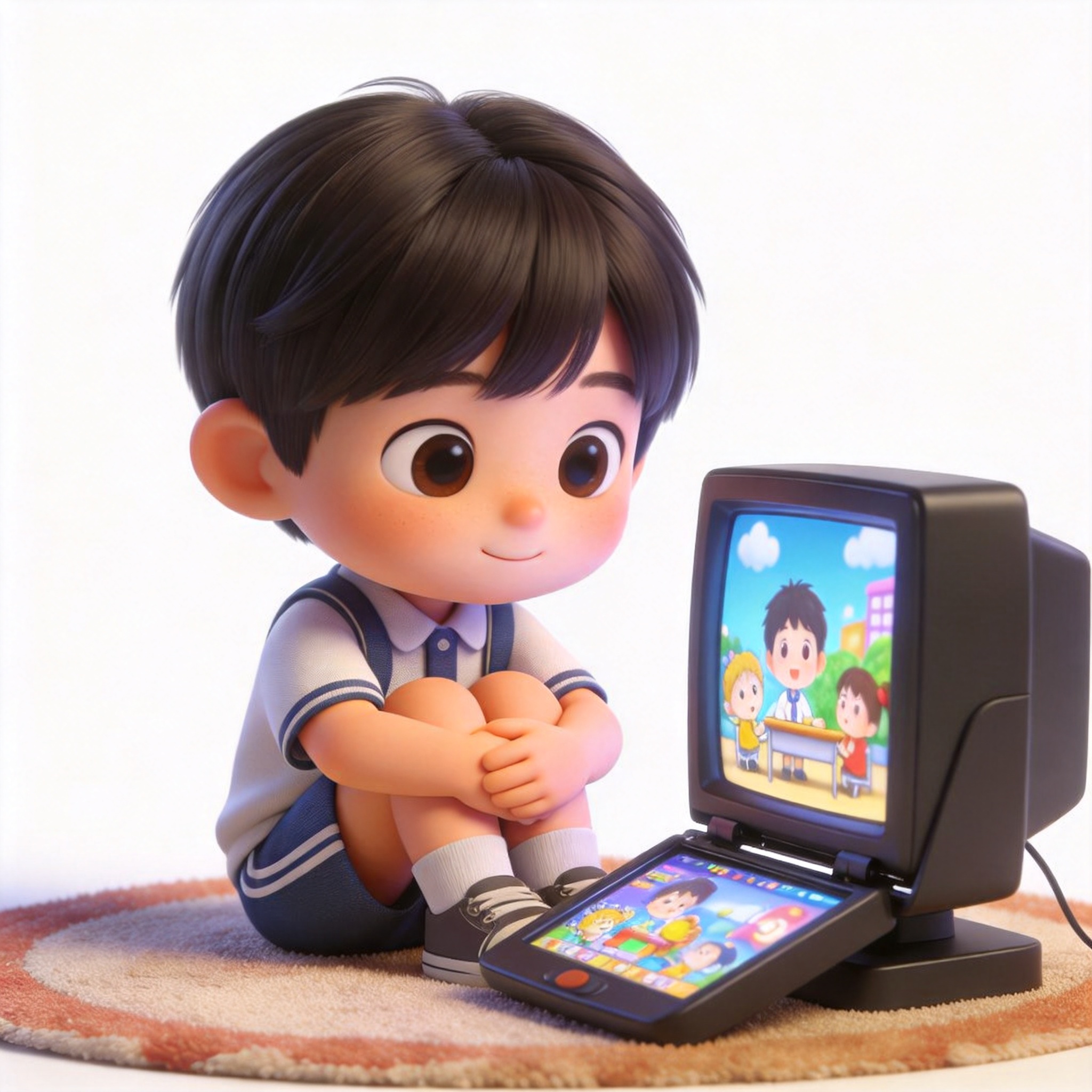 watch cartoons单词图片