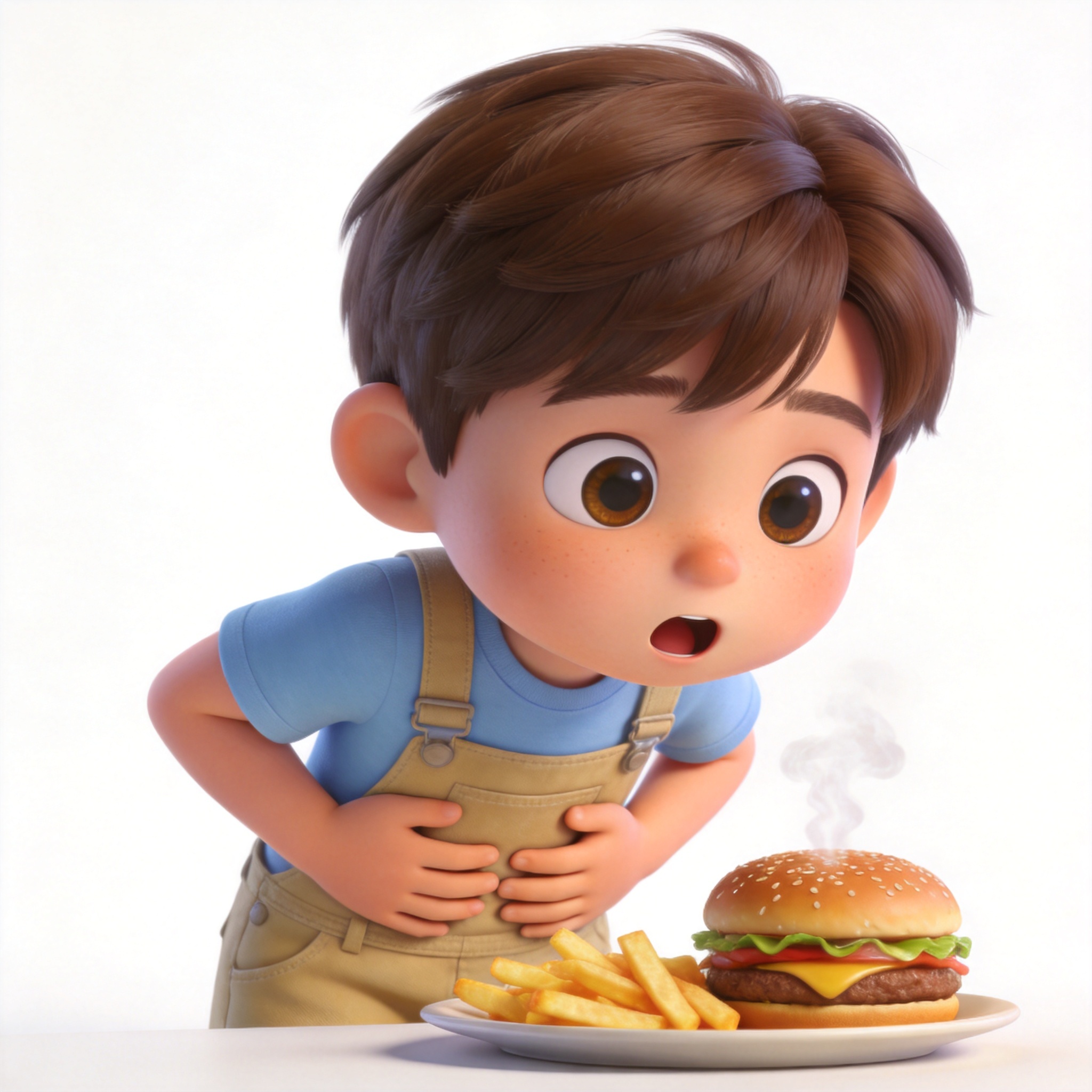 hungry单词图片