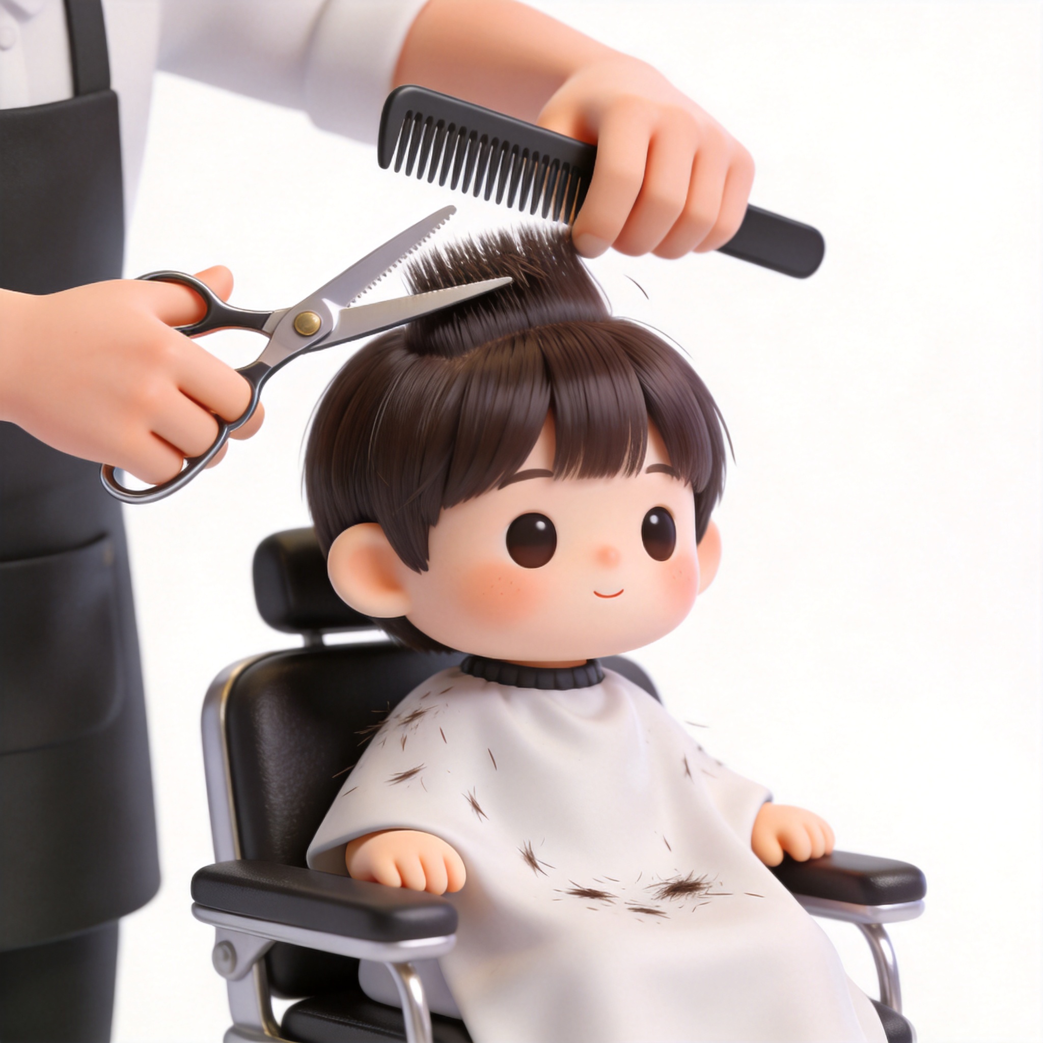 haircut单词图片
