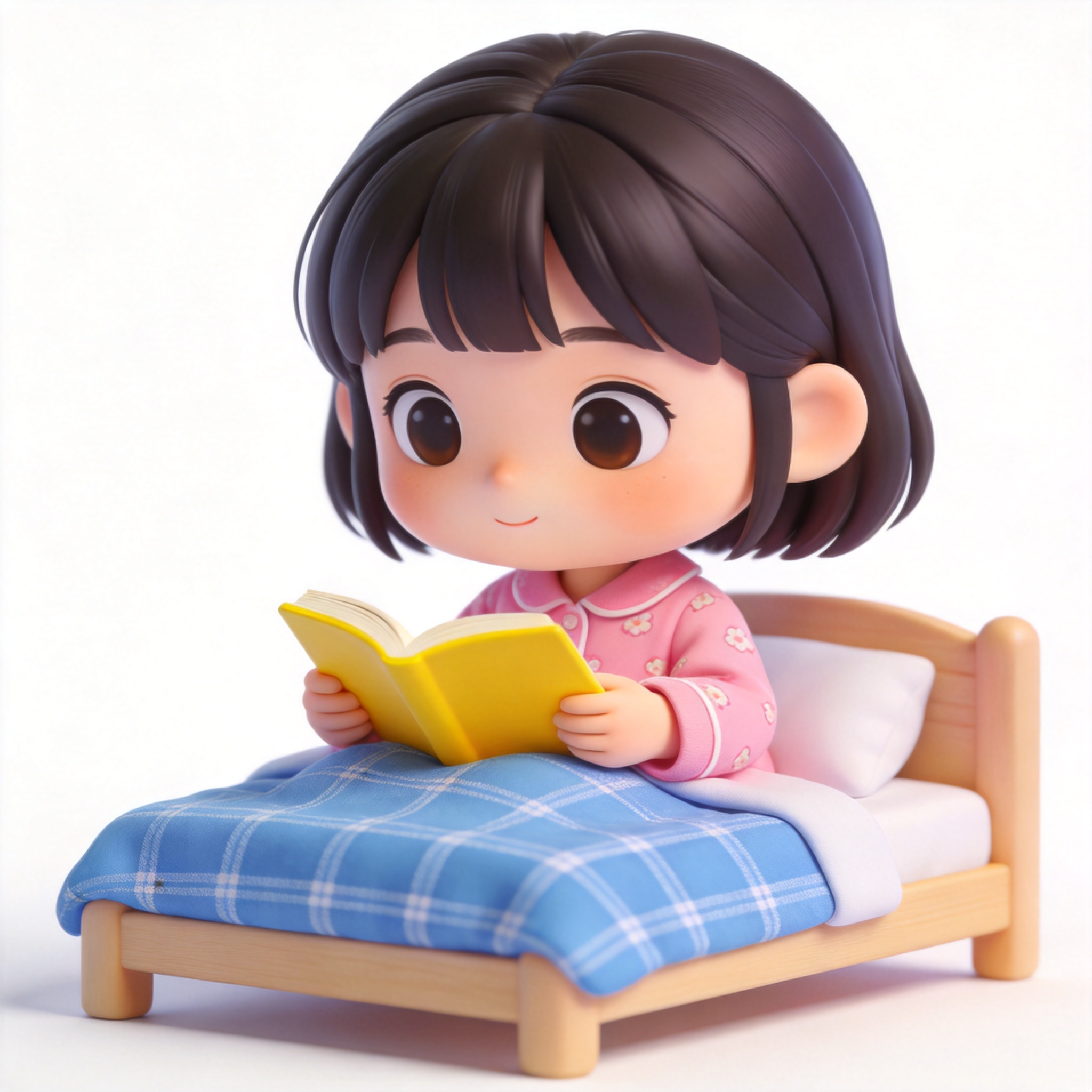 read in bed单词图片