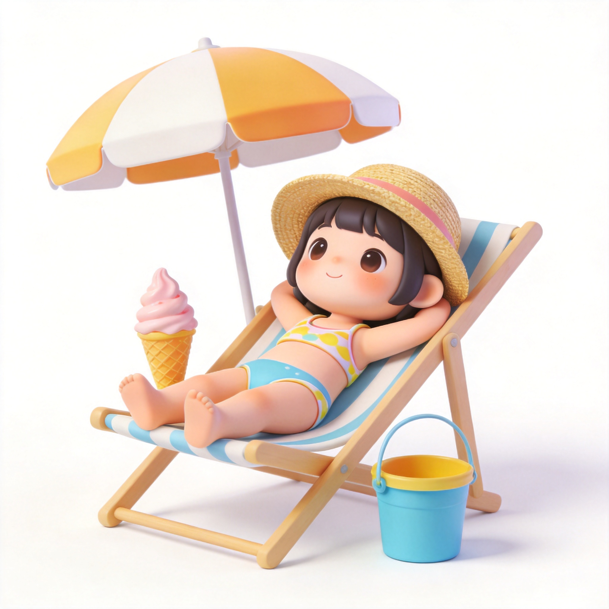 summer holiday单词图片