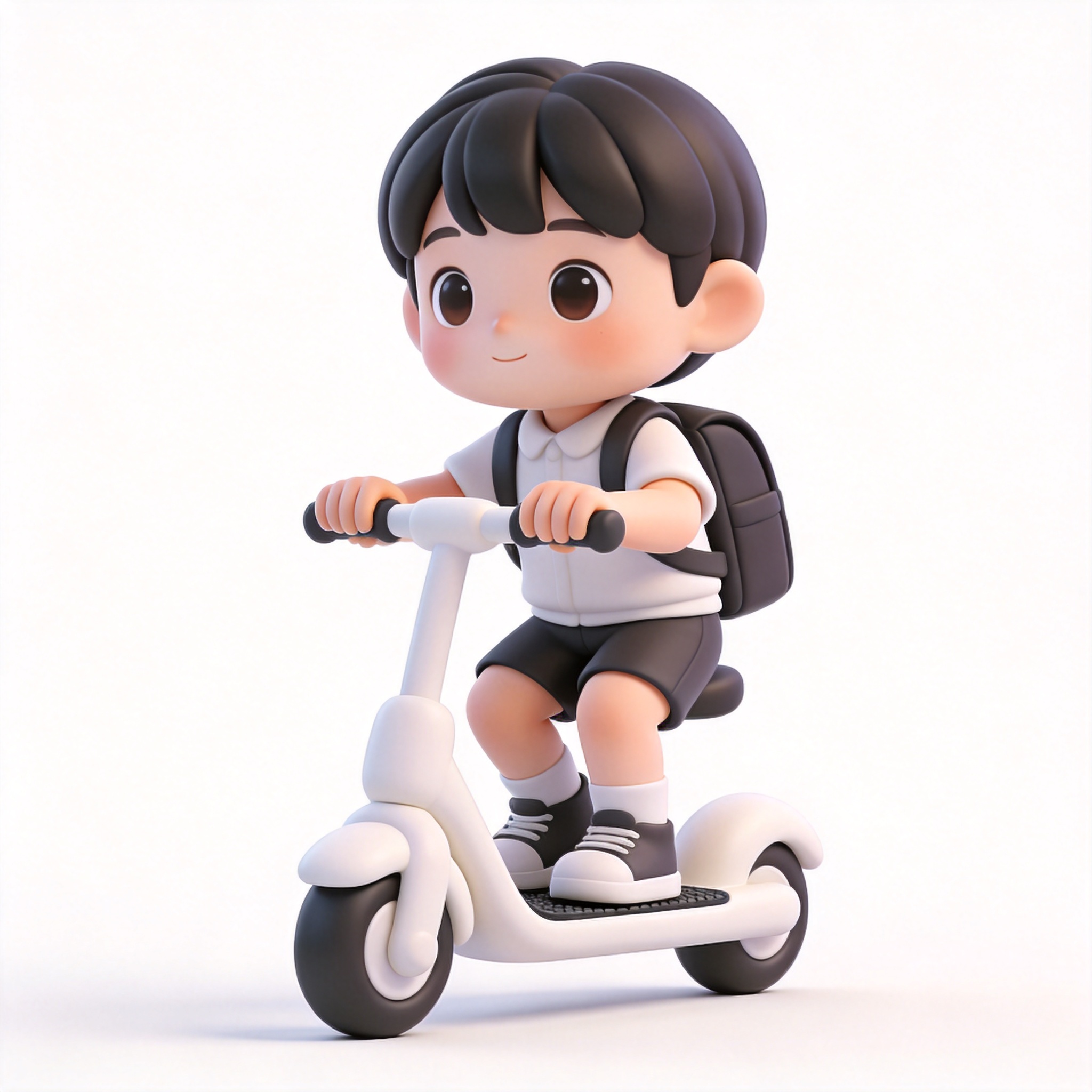 ride a scooter单词图片