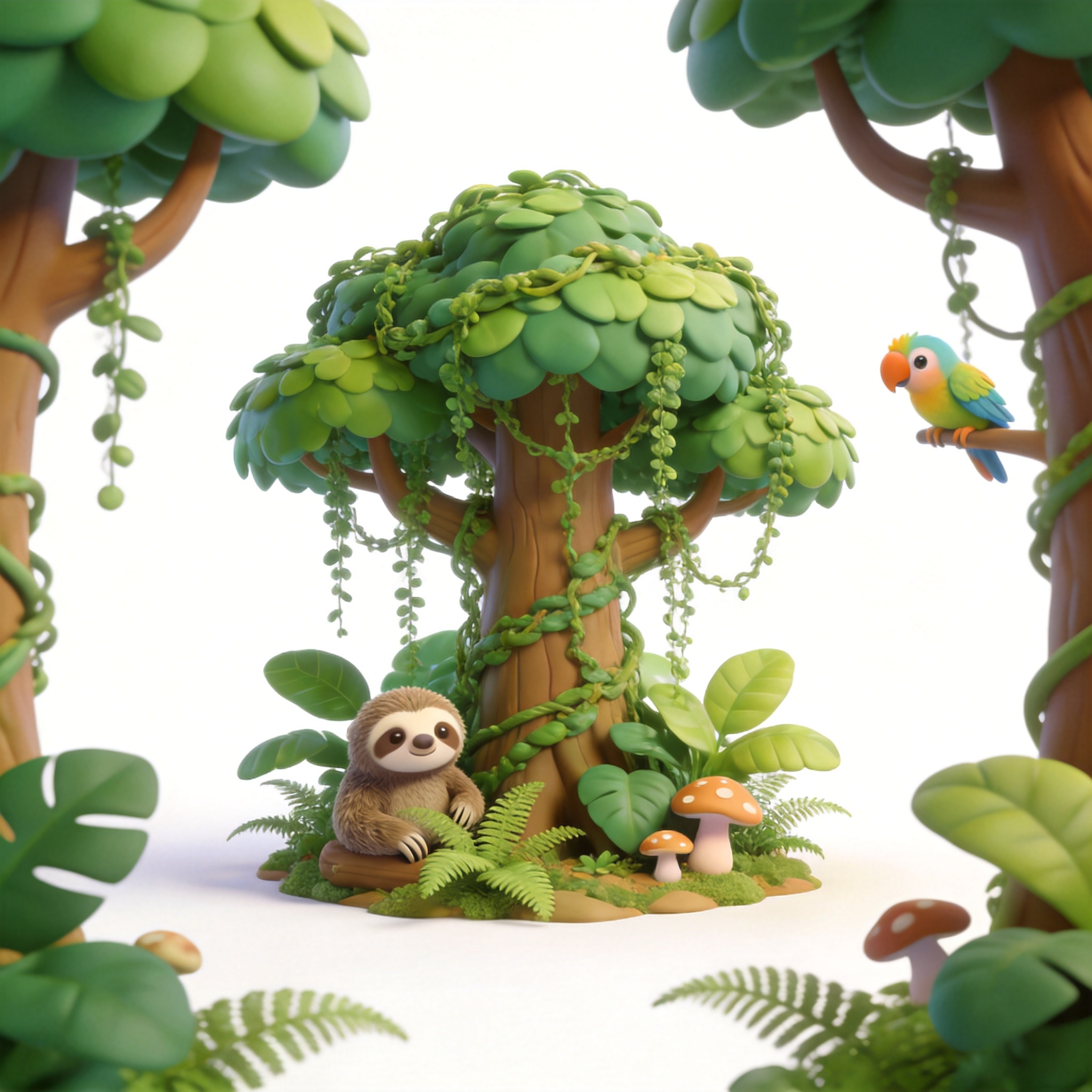 rainforest单词图片