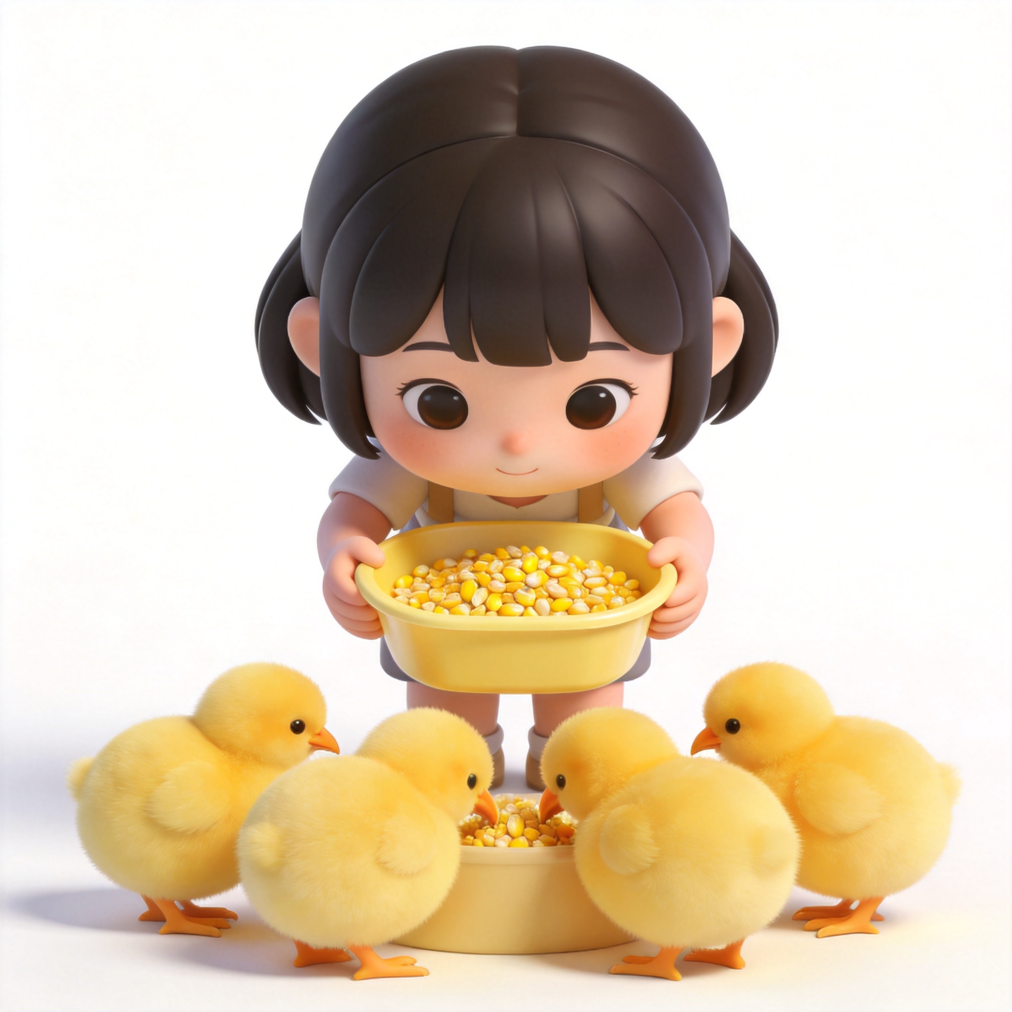 feed chickens单词图片