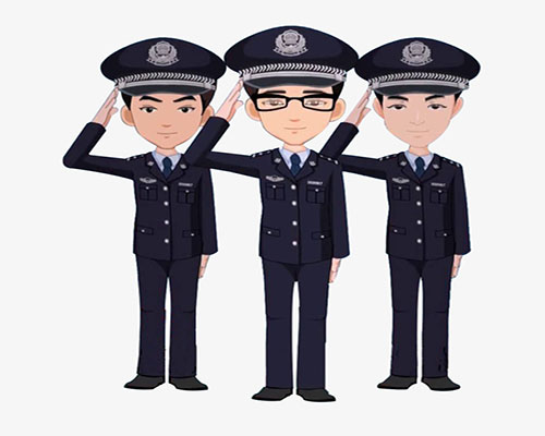 police officer单词图片