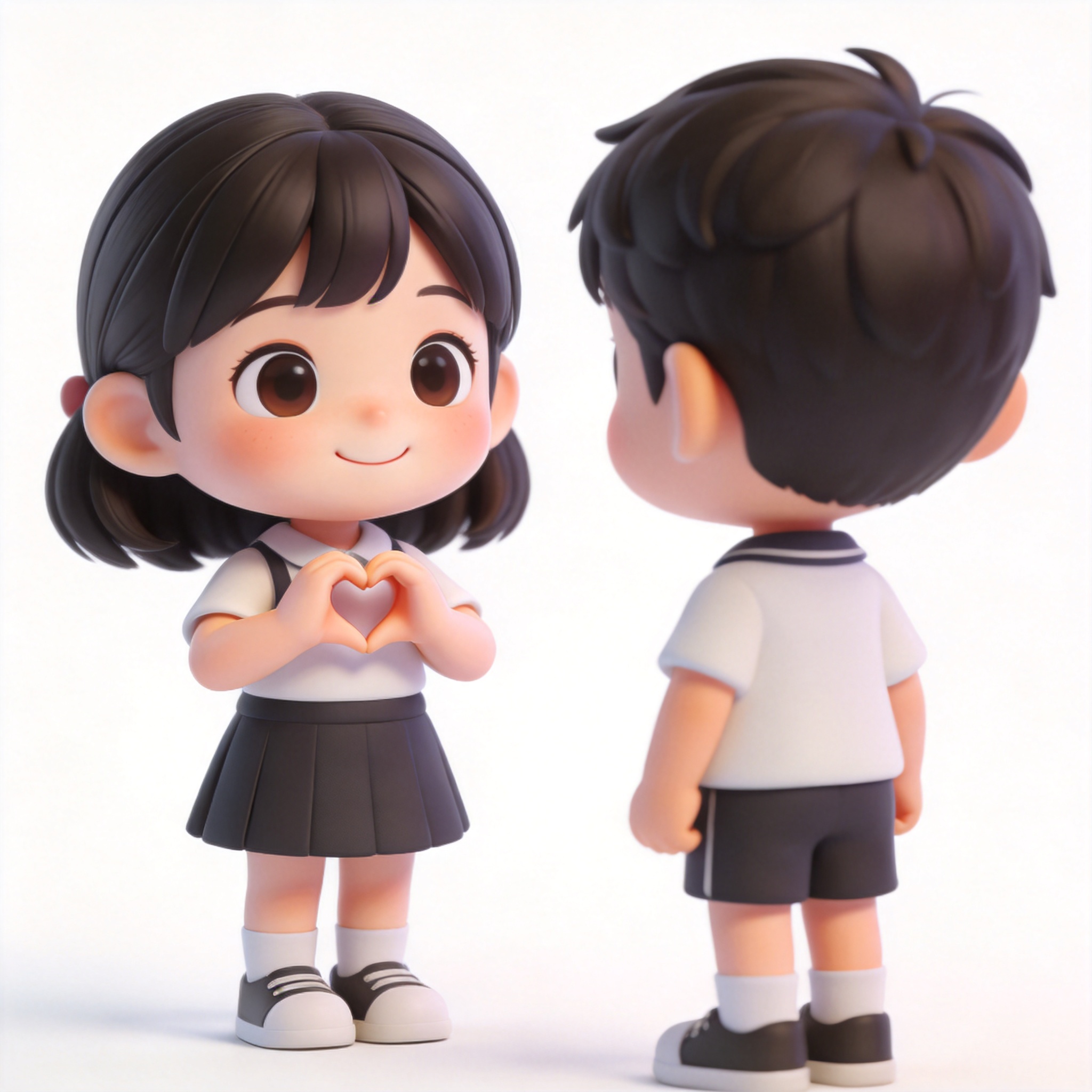 I like him.单词图片
