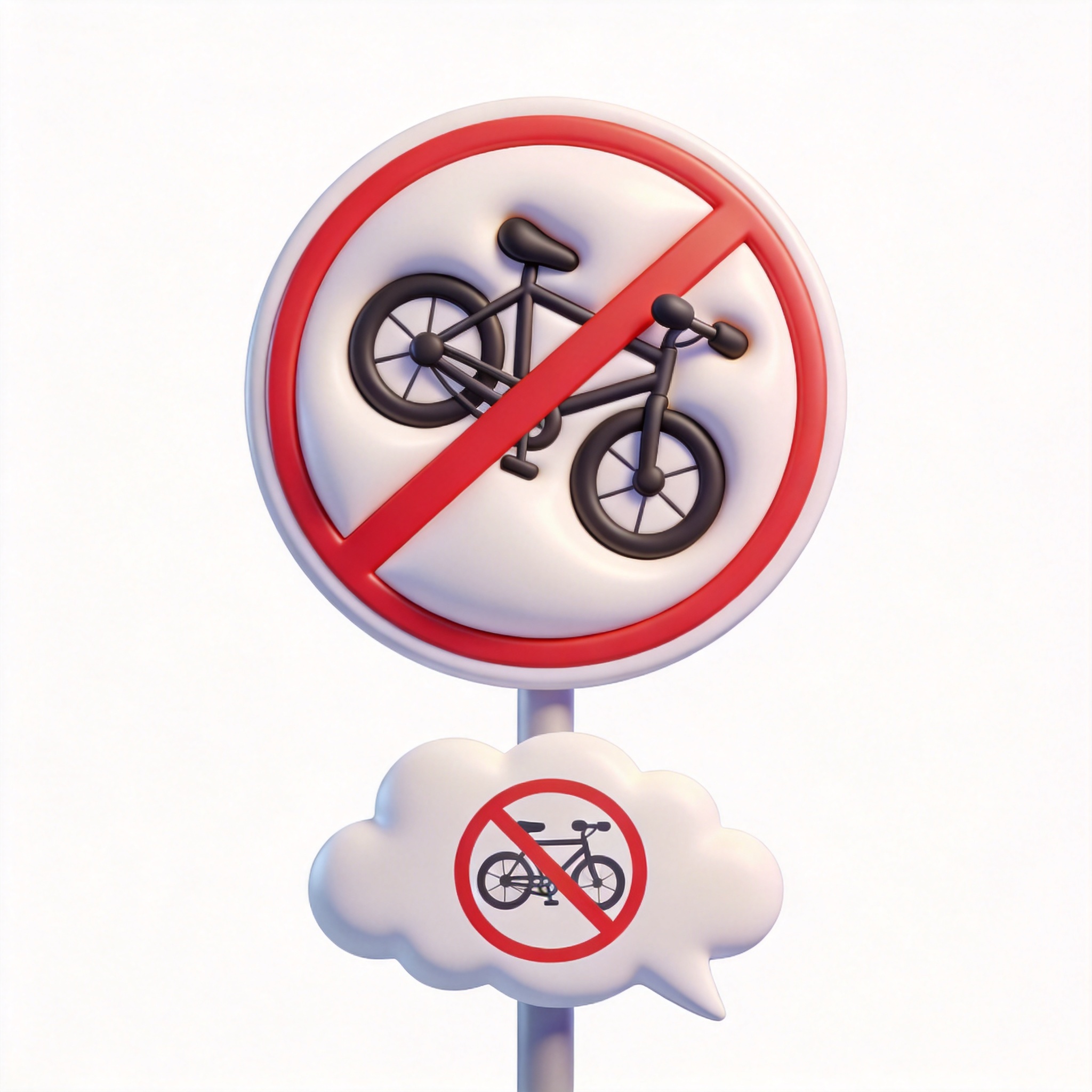 No bikes.单词图片