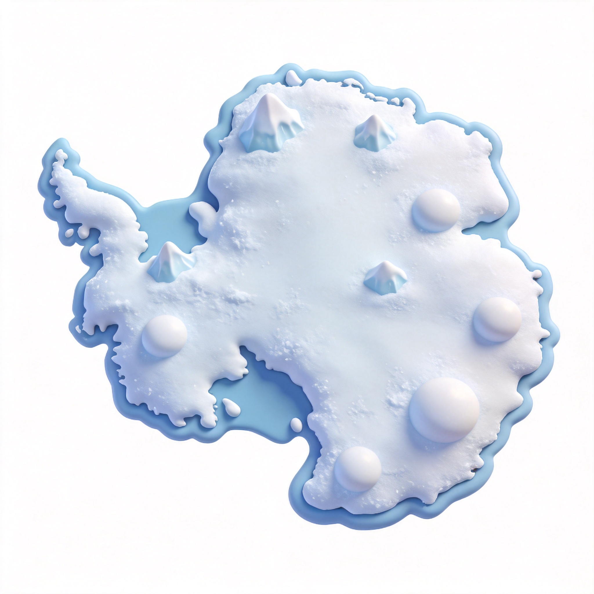 Antarctica单词图片