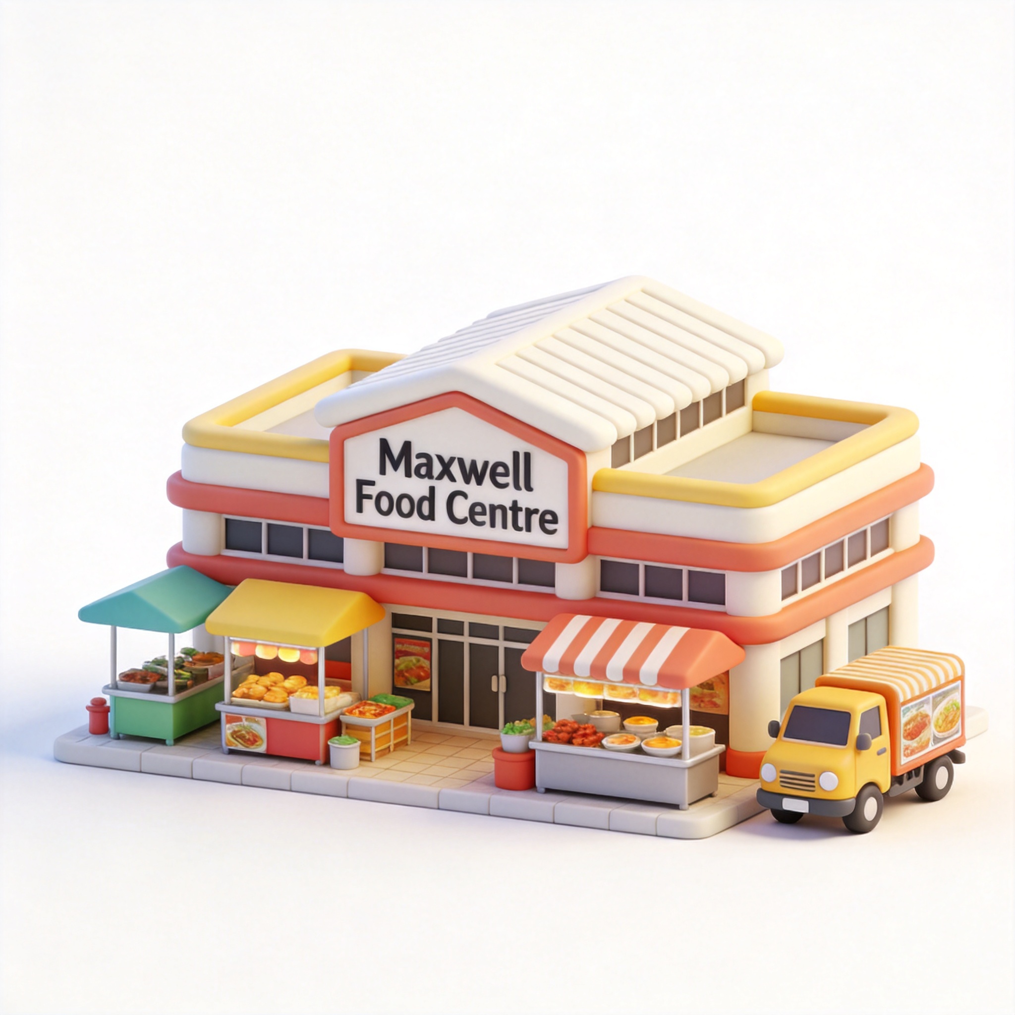 Maxwell Food Centre单词图片