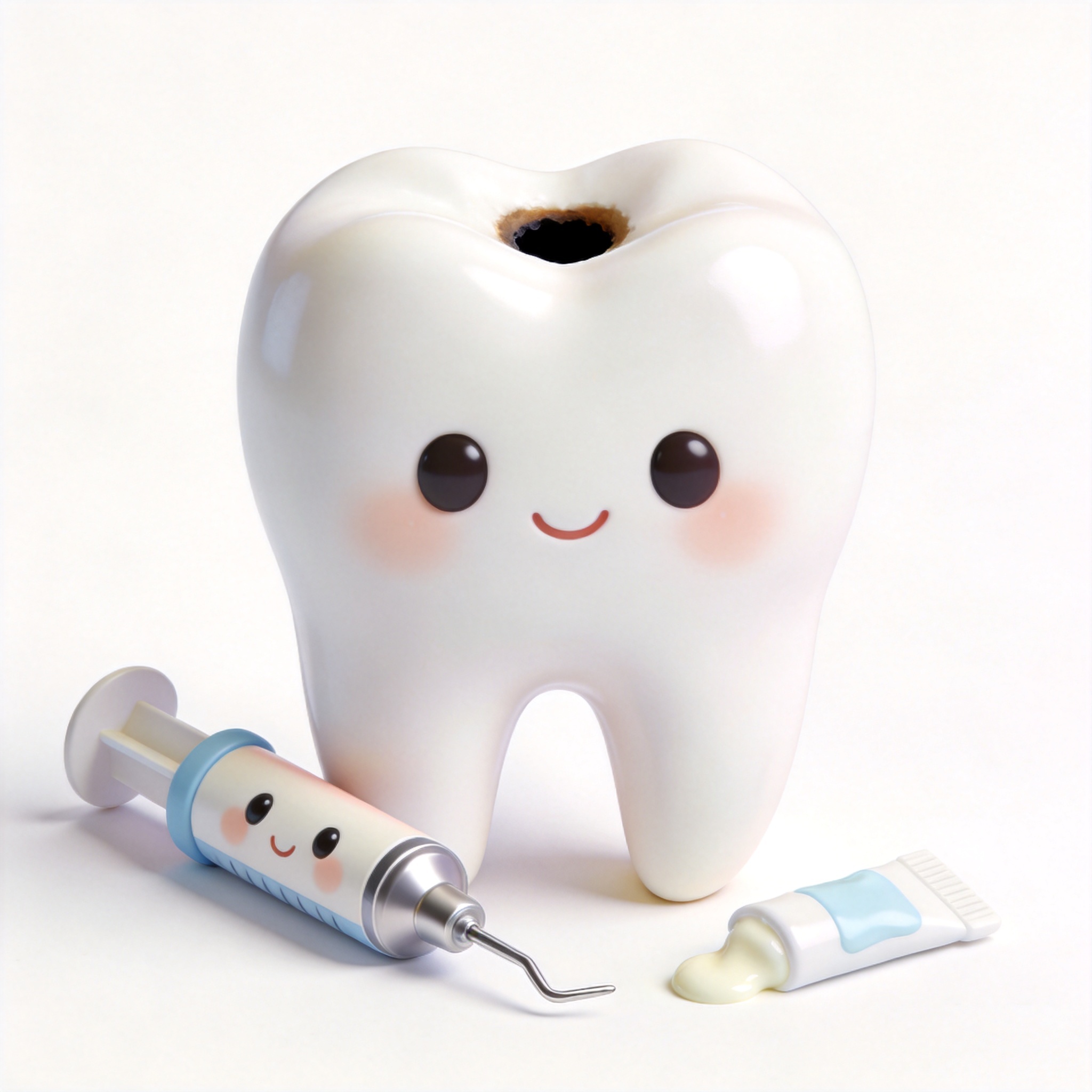 fill holes in teeth单词图片