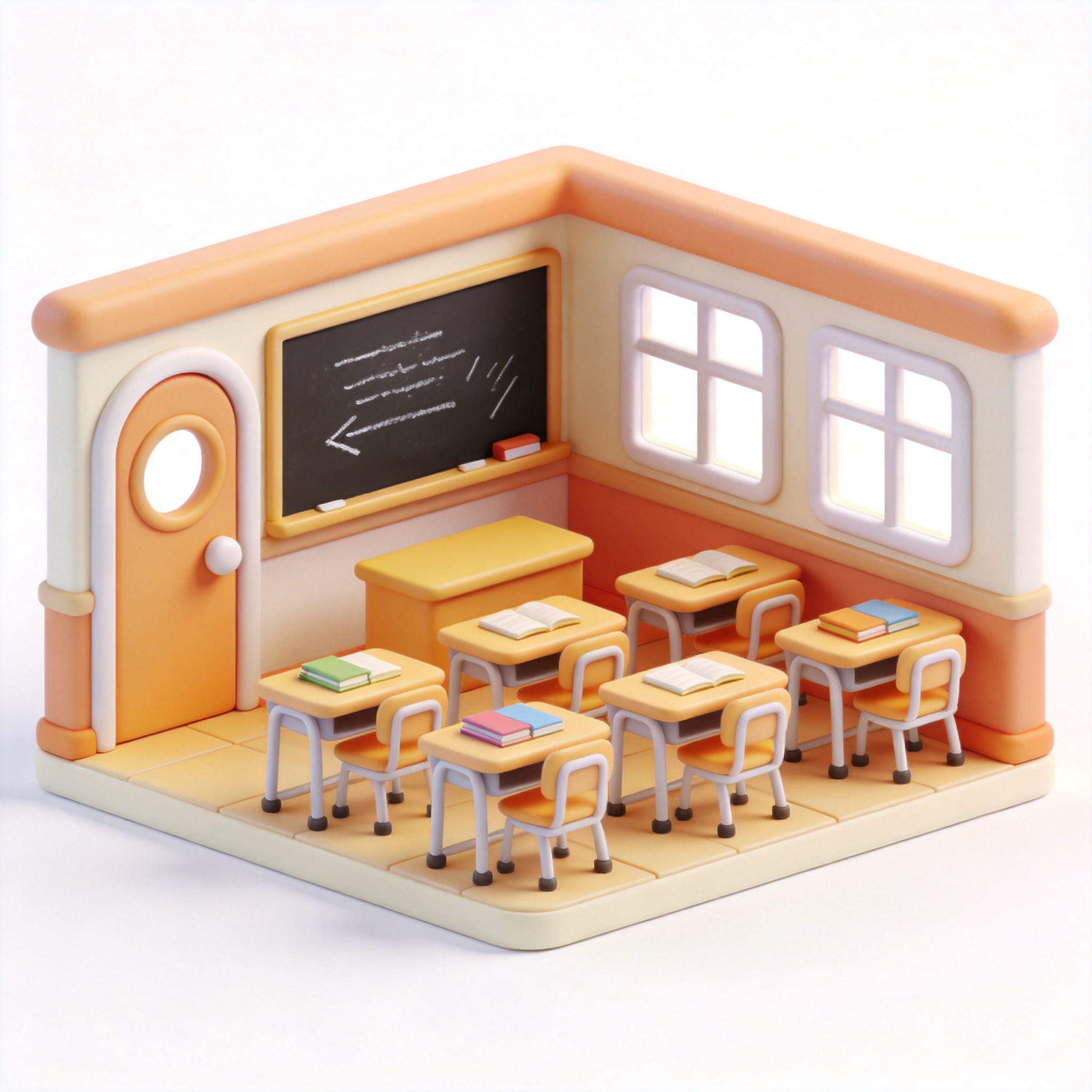 classroom单词图片
