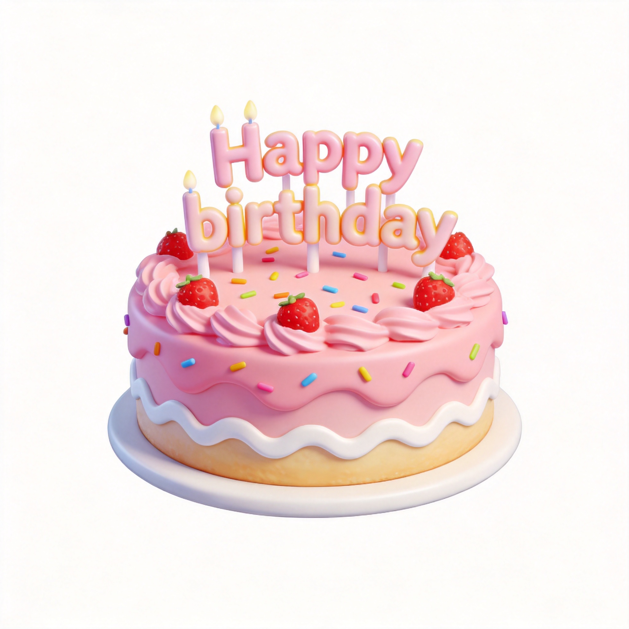 happy birthday单词图片