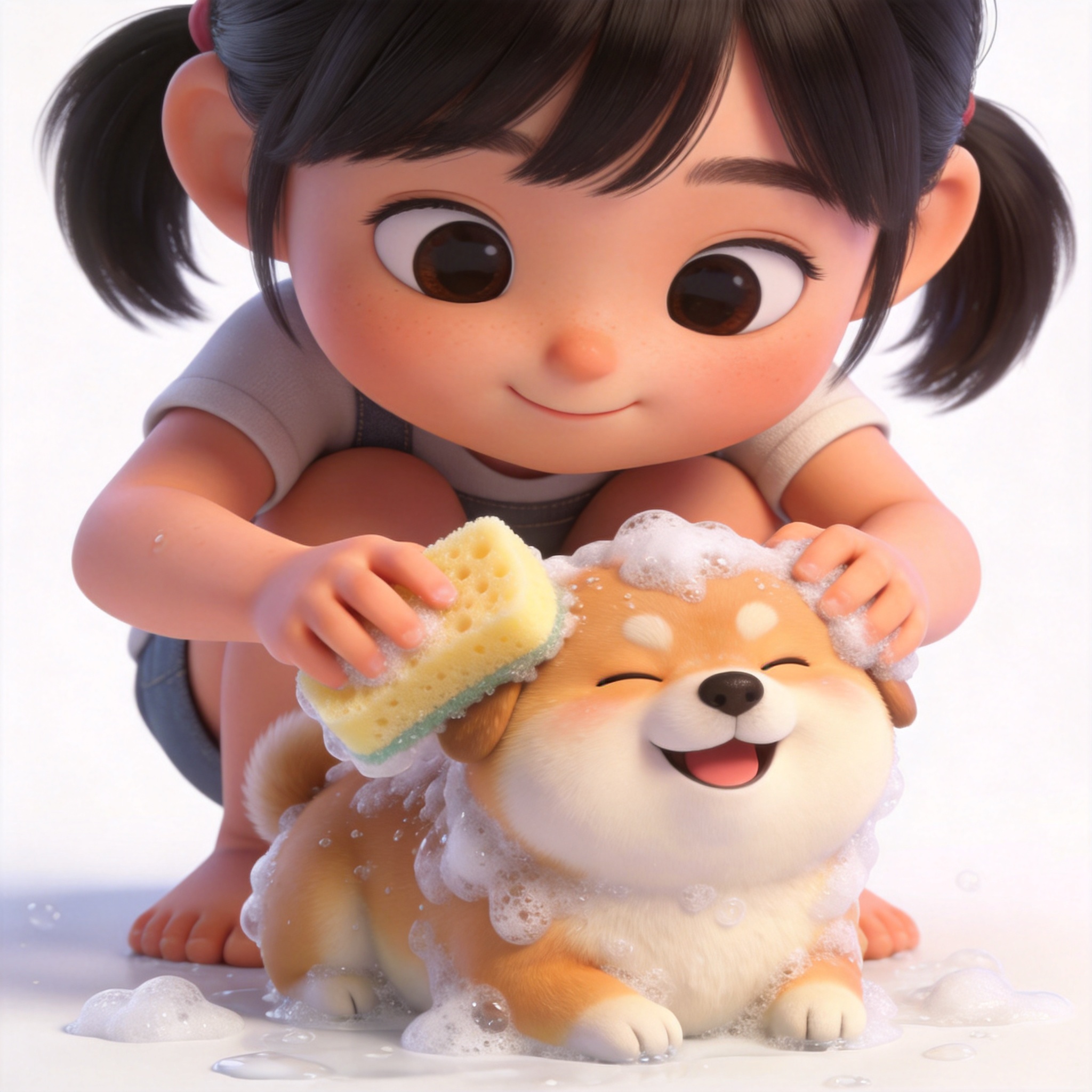 wash the dog单词图片