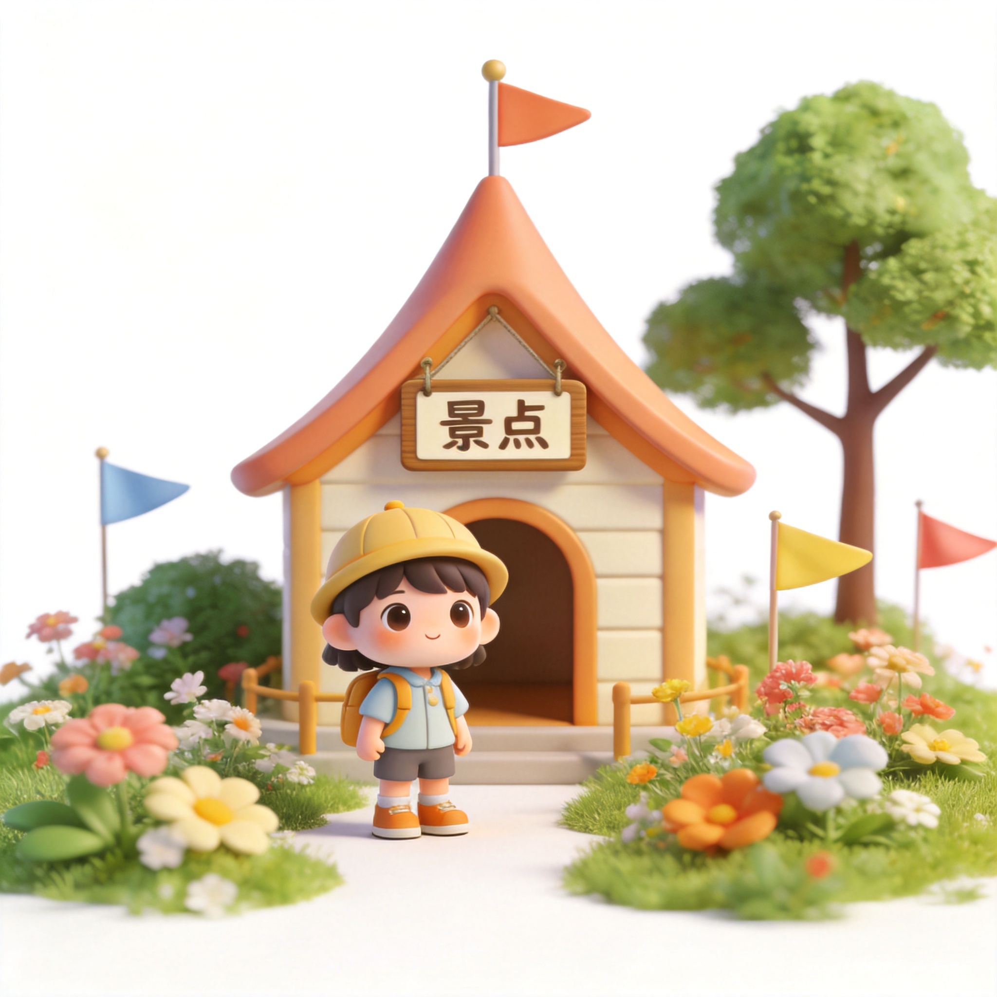 tourist  spot 单词图片