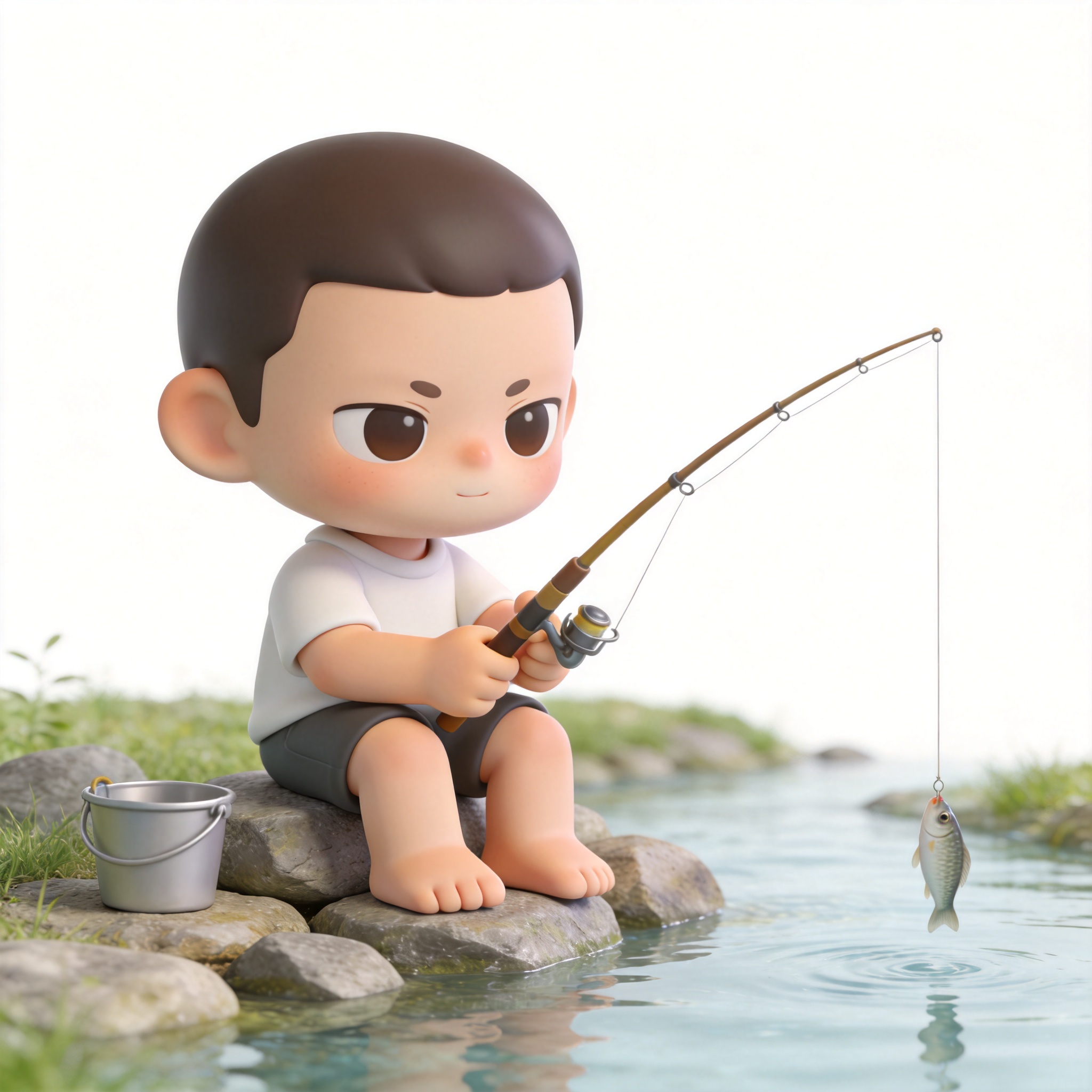 goes fishing单词图片