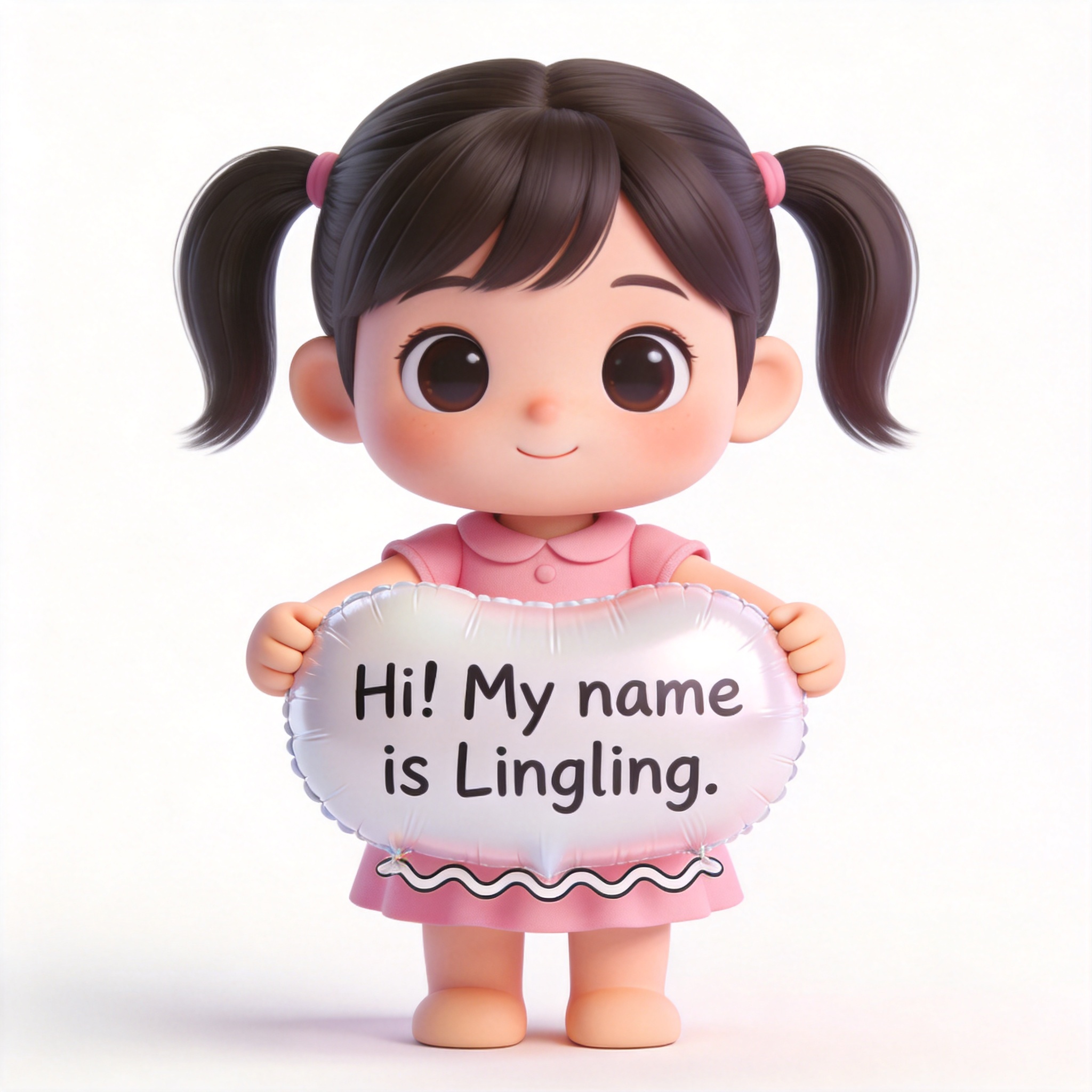 Hi! My name is Lingling.单词图片