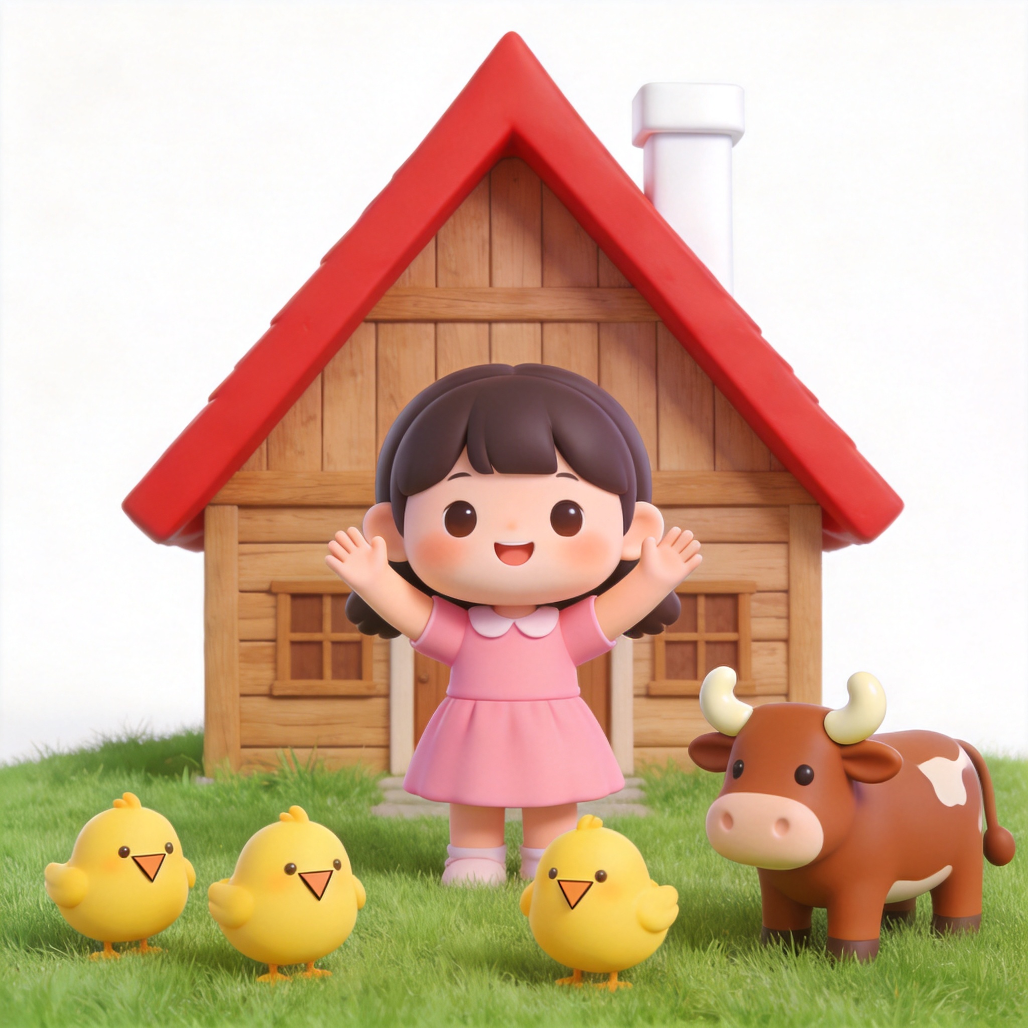 visit a farm单词图片