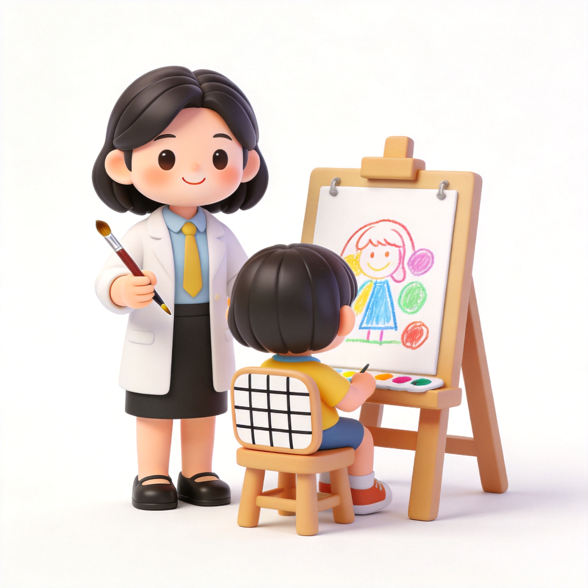 an art class单词图片