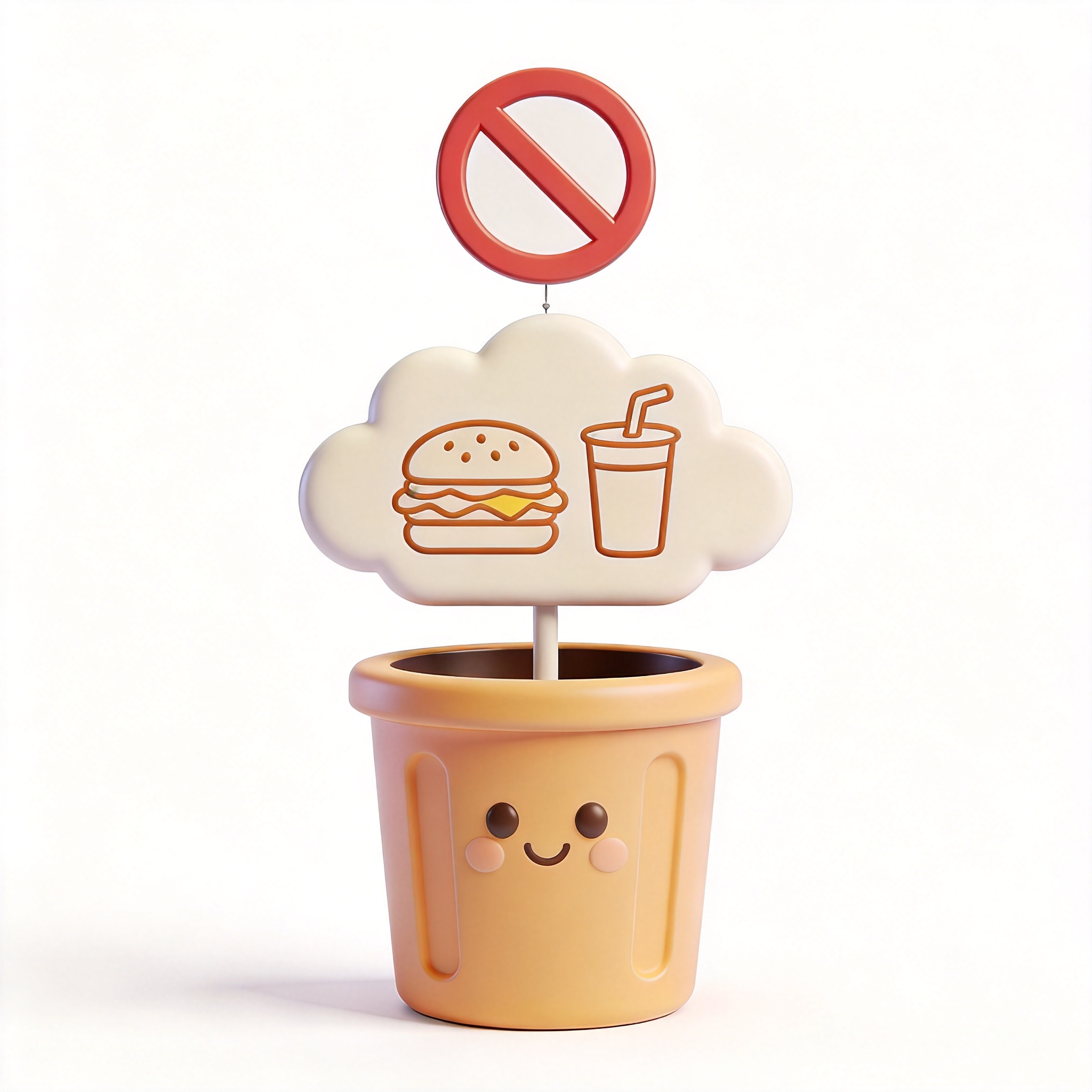 No food or drink.单词图片