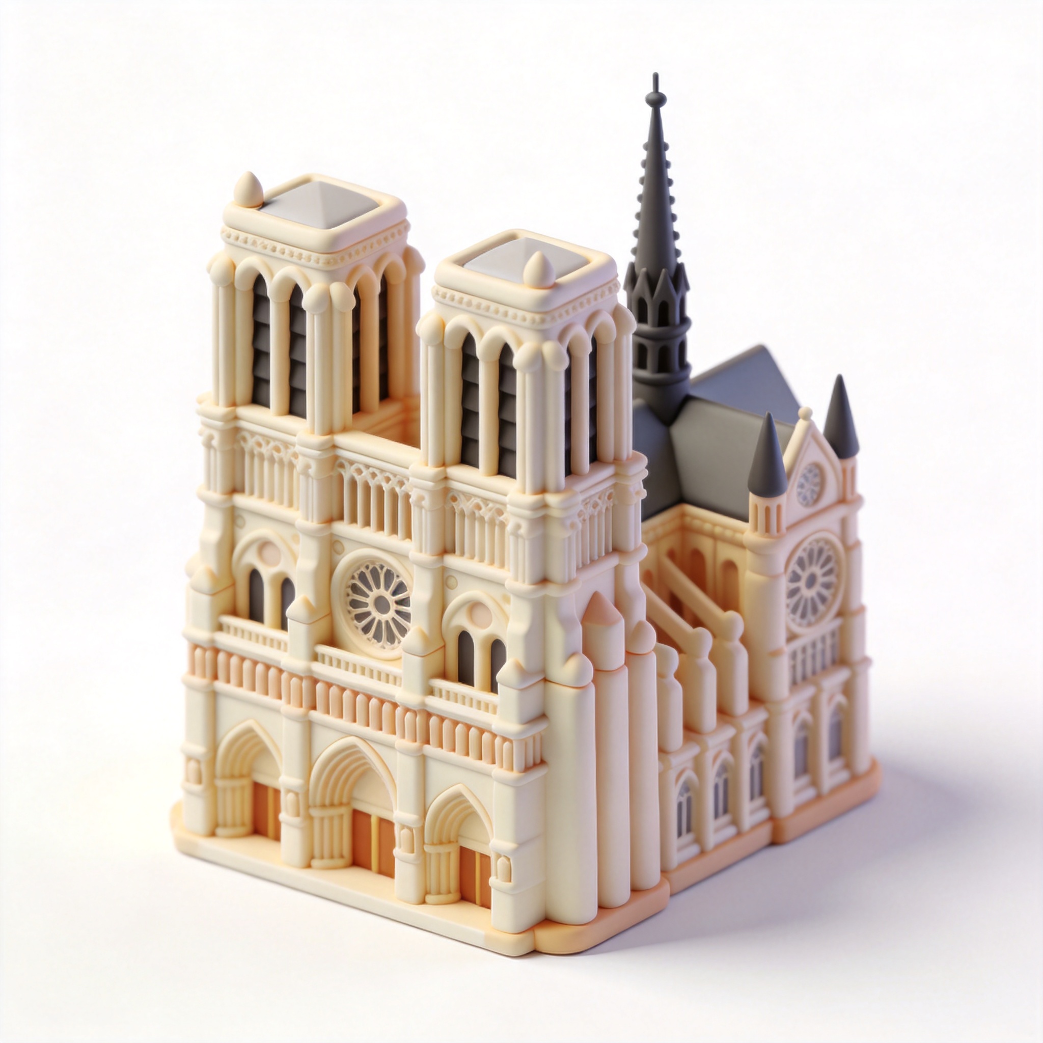Notre Dame Cathedral单词图片