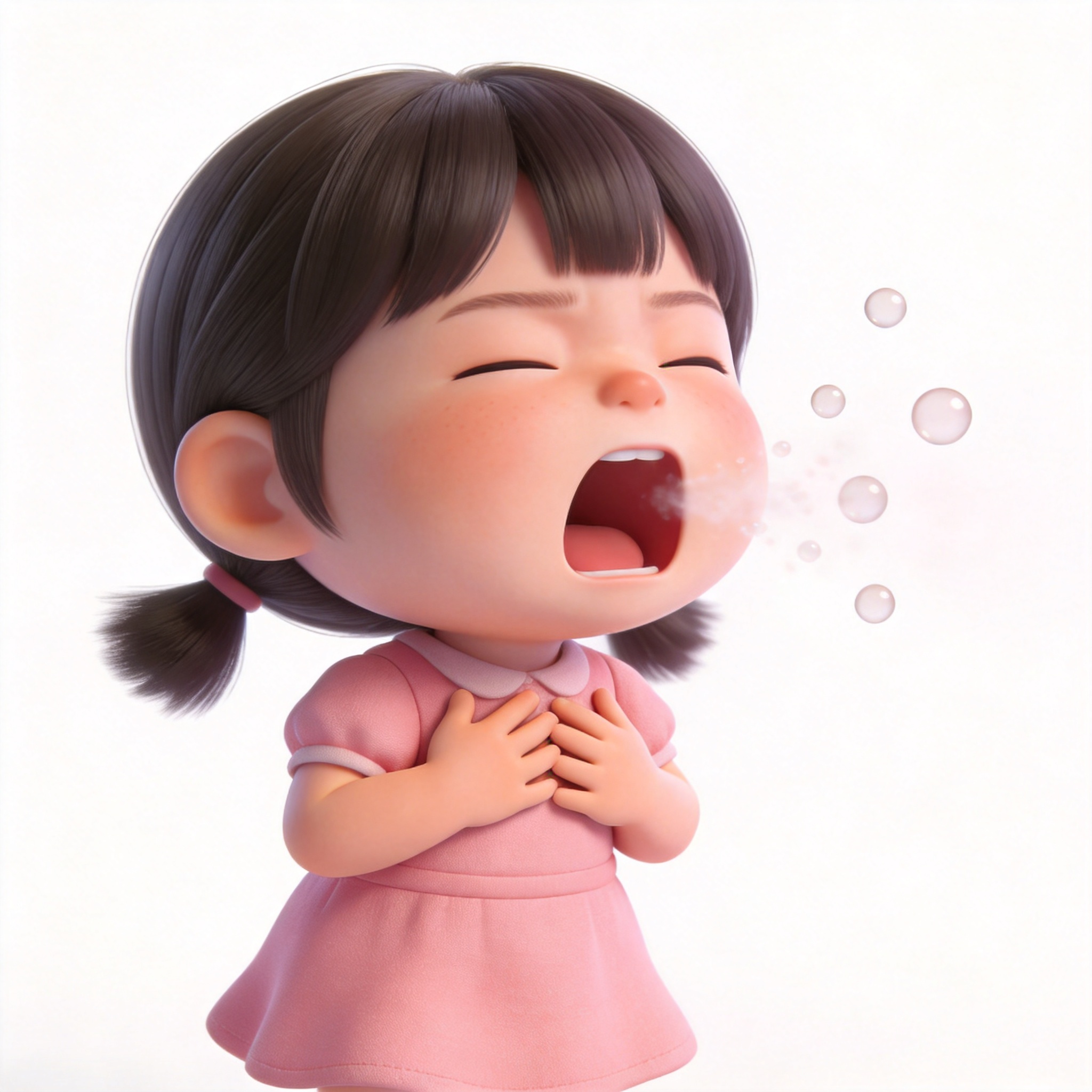 coughing单词图片