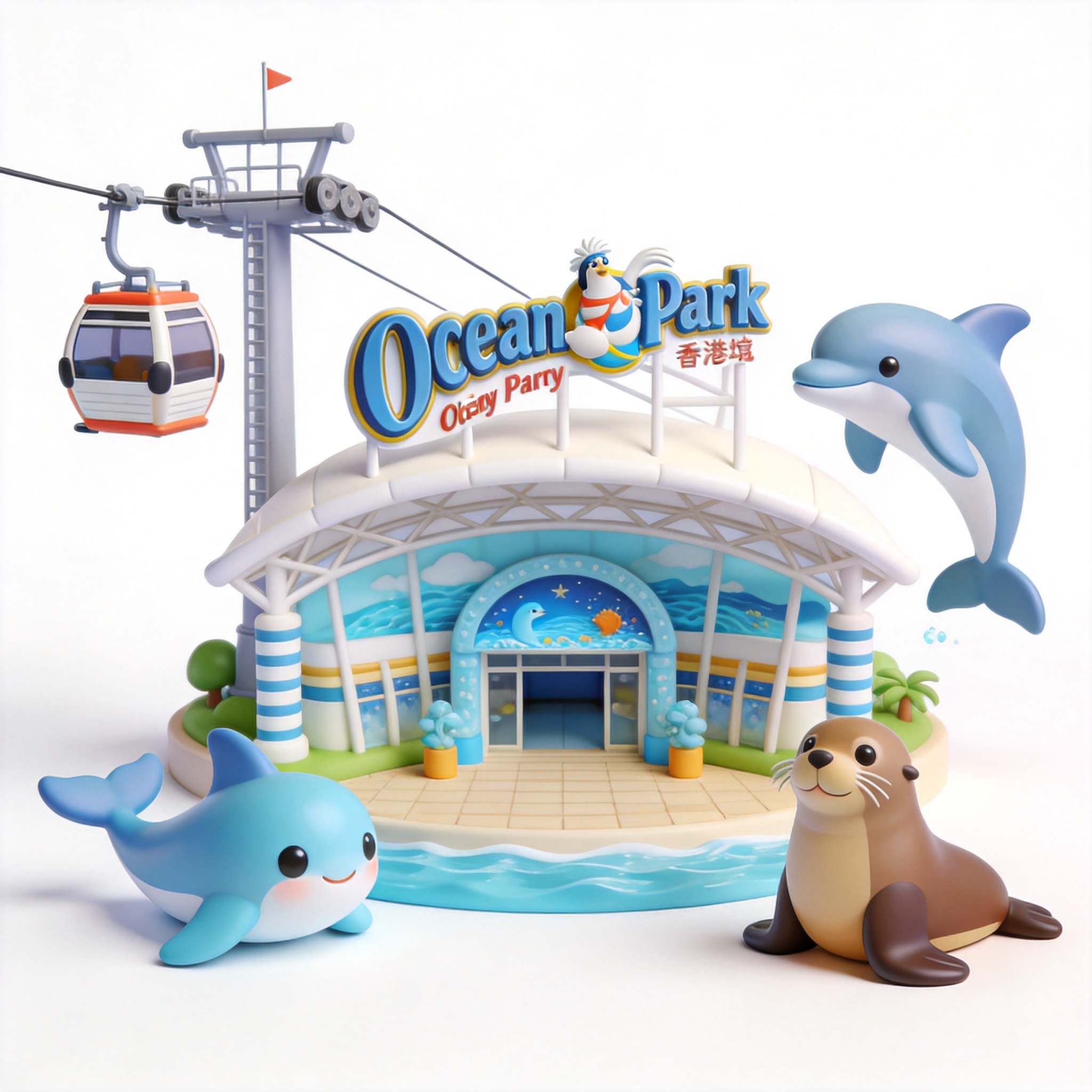Ocean Park单词图片