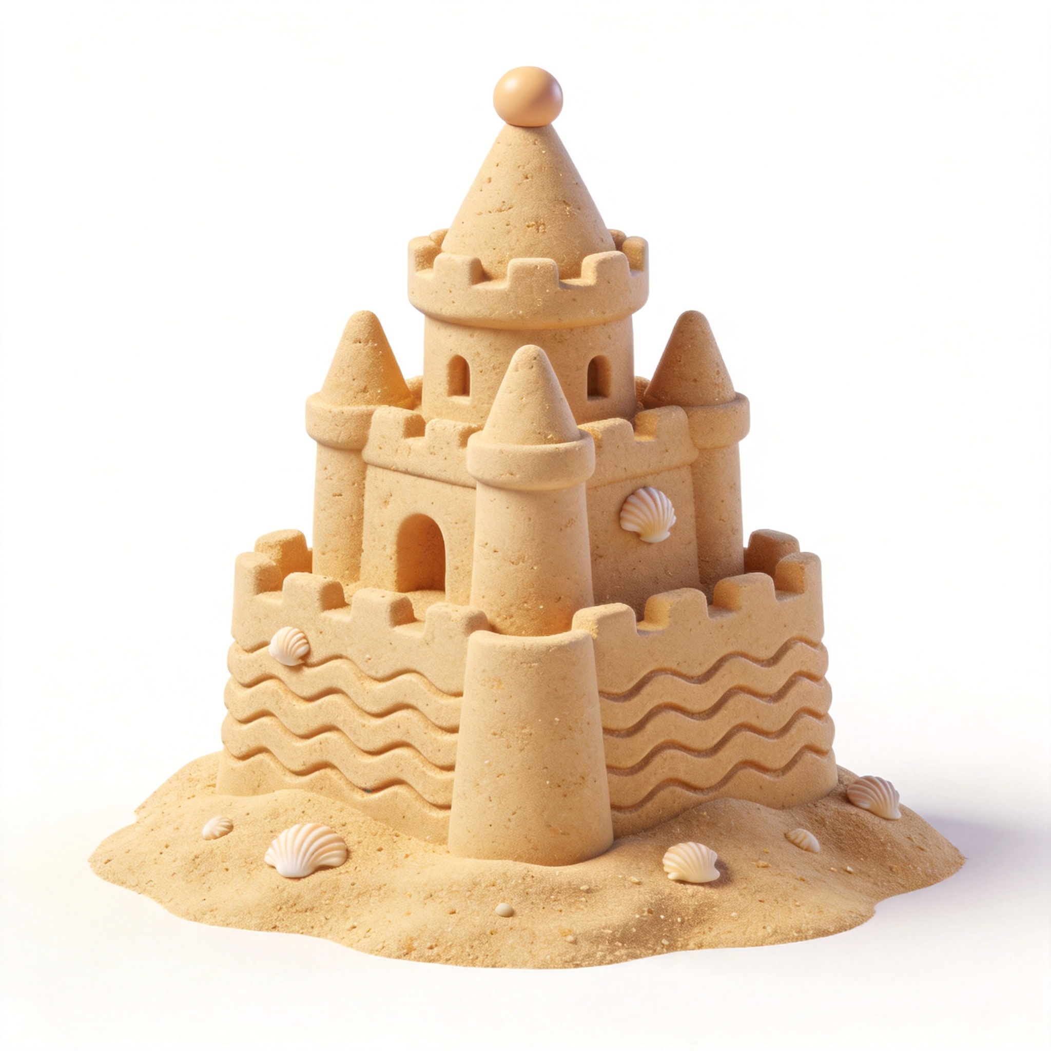 sand castle单词图片